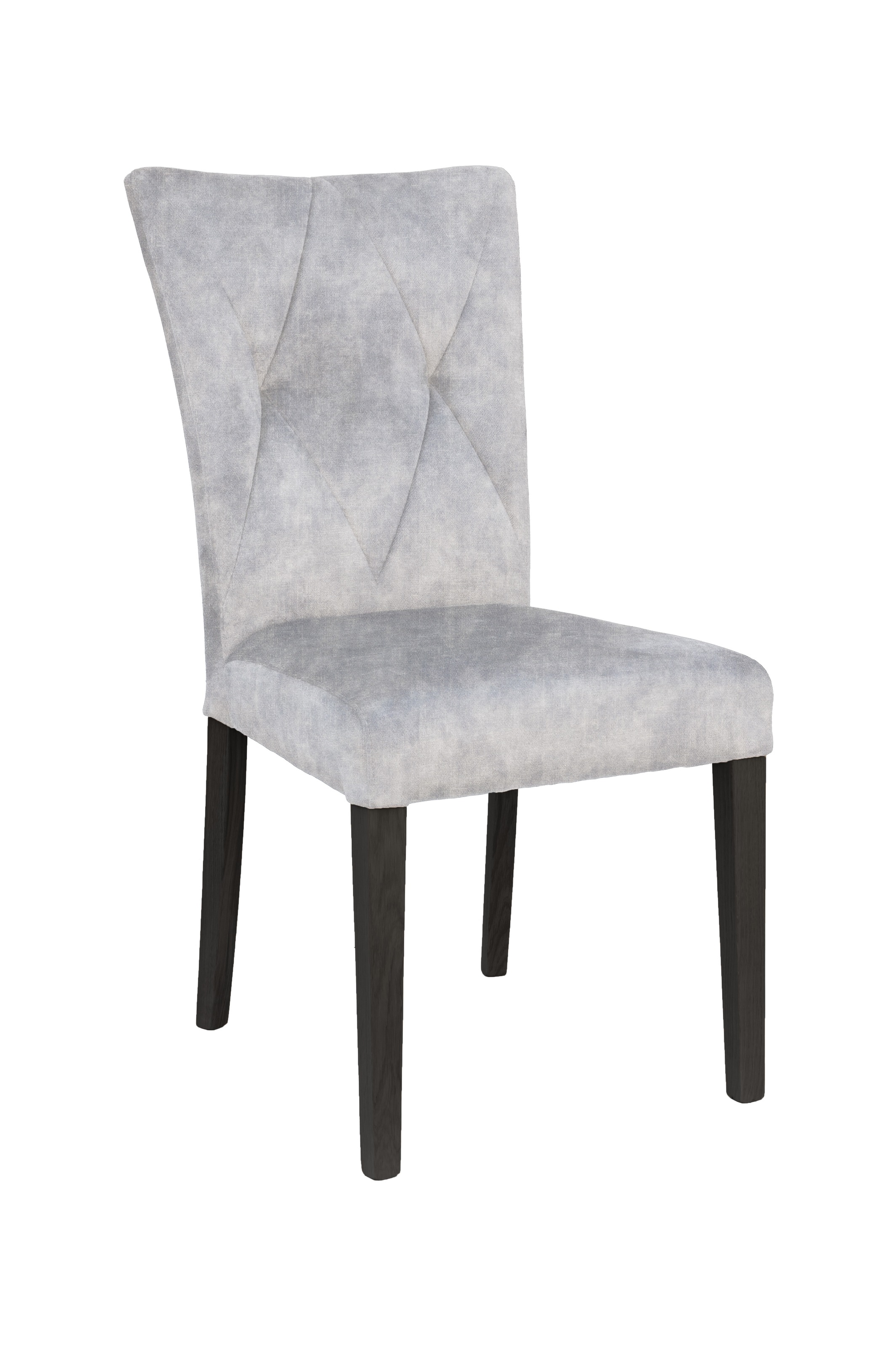 Home affaire 4-Fußstuhl "Diamond" (Set) 2 Stk. Samtvelours Sitz und Ruecken günstig online kaufen