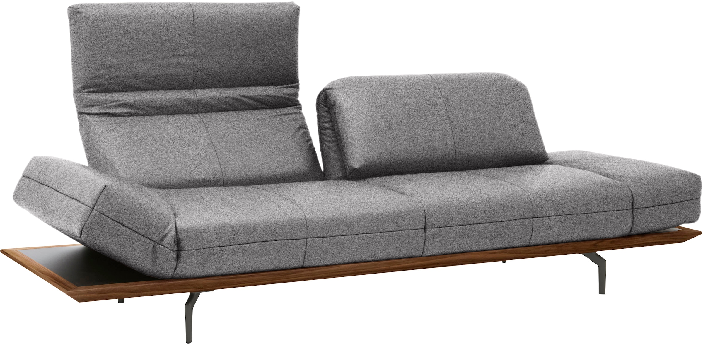 Creation BY ROLF BENZ 4-Sitzer »CR.420, Designsofa, Loungesofa«, in 2 Qualitäten, Holzrahmen in Eiche Natur oder Nußbaum, Breite 252 cm