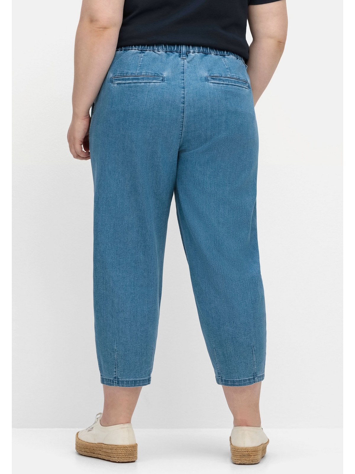 Sheego Schlupfjeans "Große Größen", in legerer Form günstig online kaufen