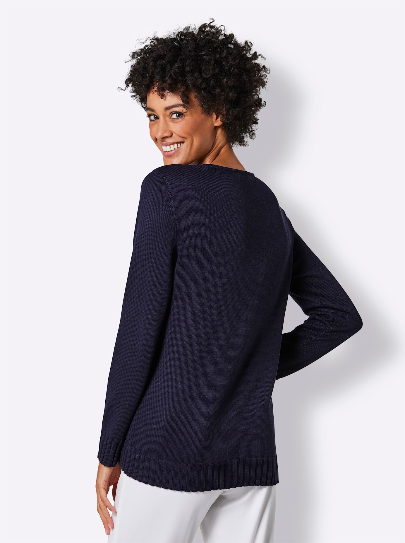 CREATION L PREMIUM Strickpullover »Lyocell-Baumwoll-Pullover«