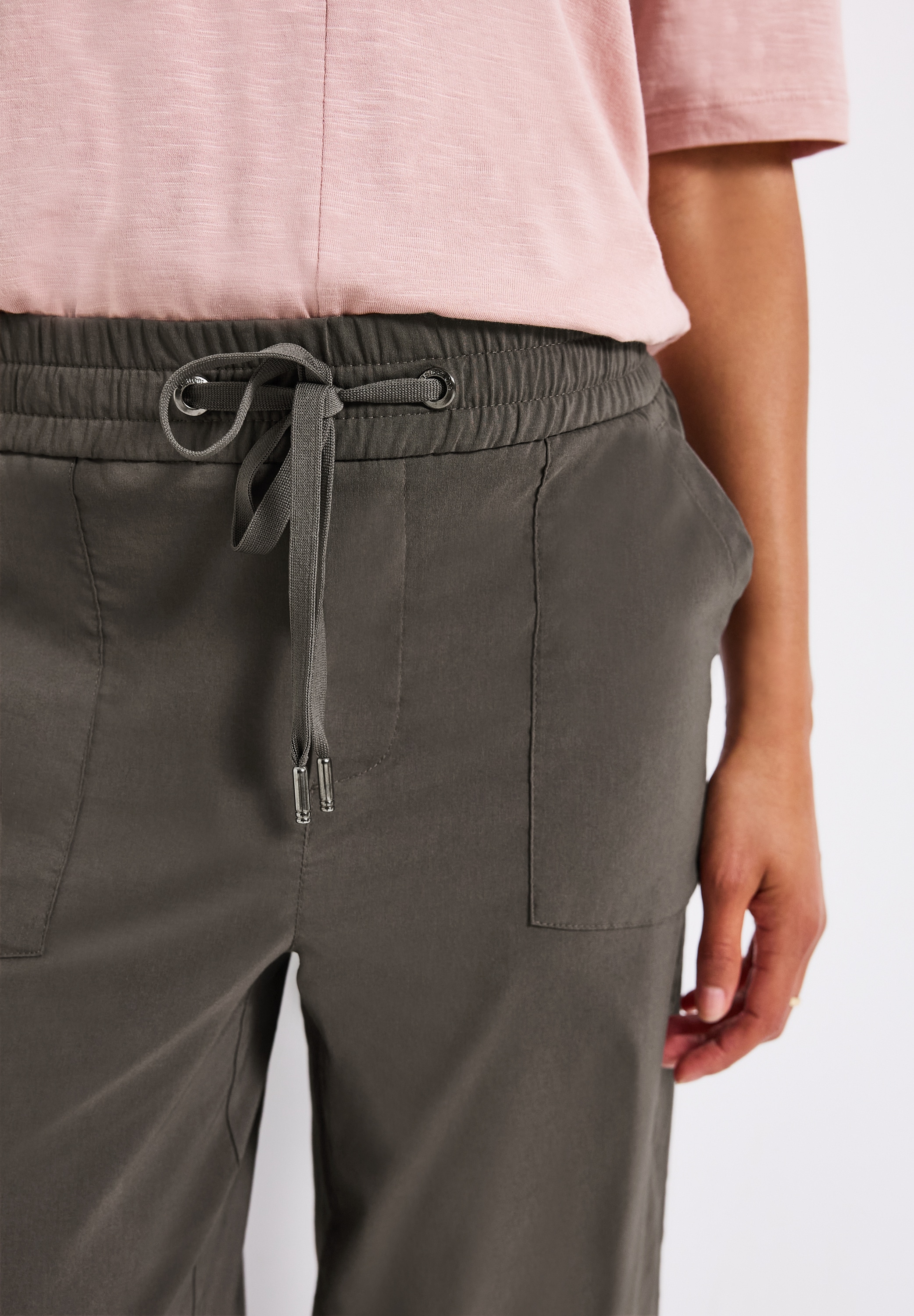 STREET ONE Stoffhose, Sommerhose mit Turn-Up