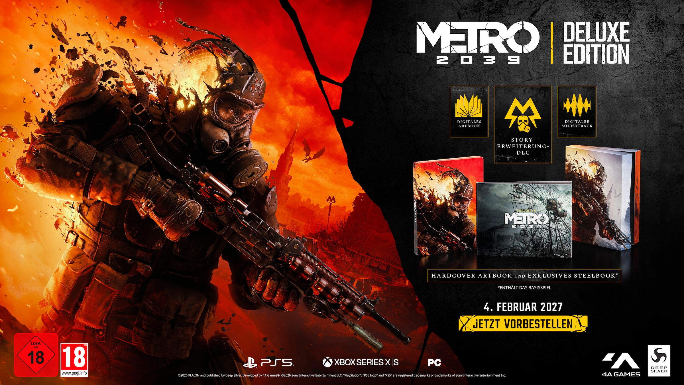 Deep Silver Spielesoftware »METRO 2039 Deluxe Edition« PlayStation 5