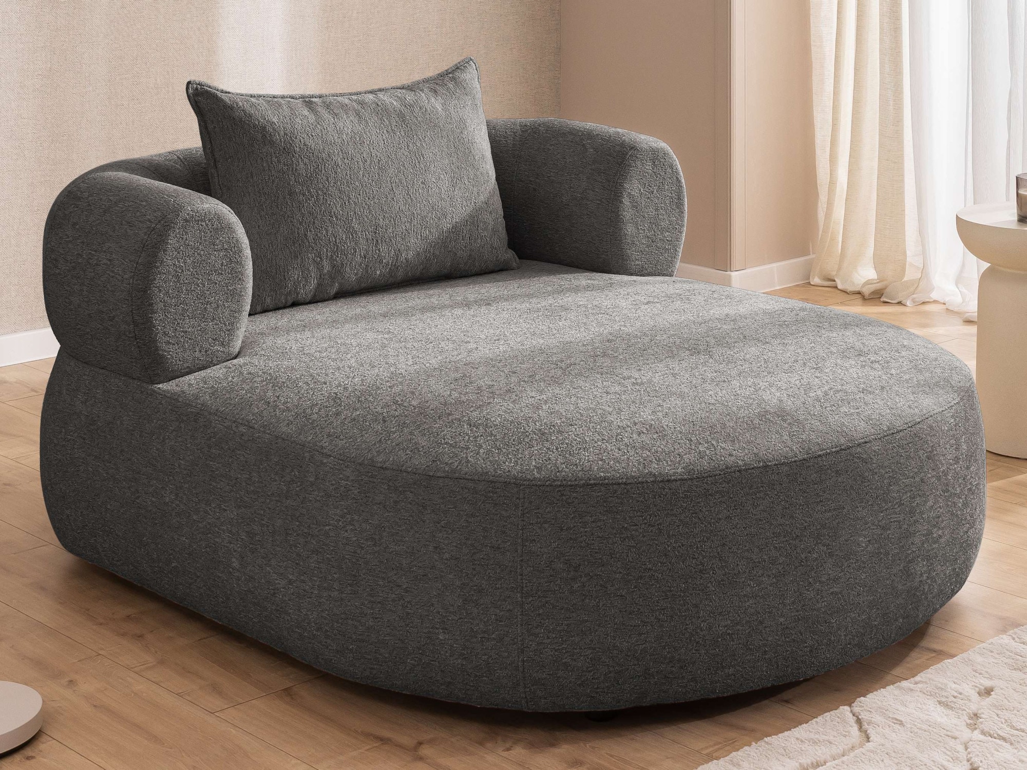 Home affaire XXL-Sessel "LUSSAC Loveseat extra tief, große Sitzfläche, Maße günstig online kaufen