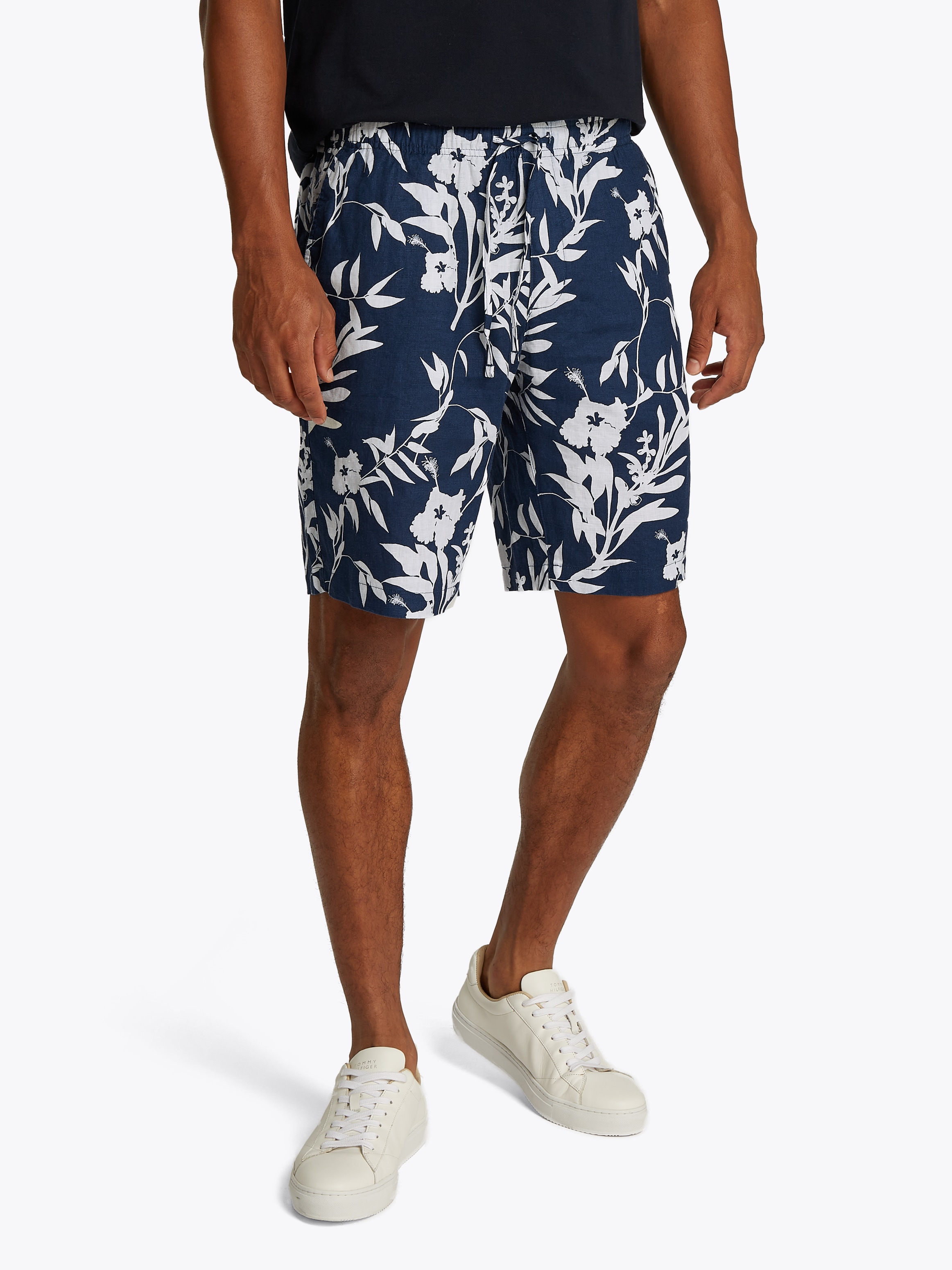 Tommy Hilfiger Shorts "HARLEM PO LINEN PRINT SHORT", mit Allover Print günstig online kaufen