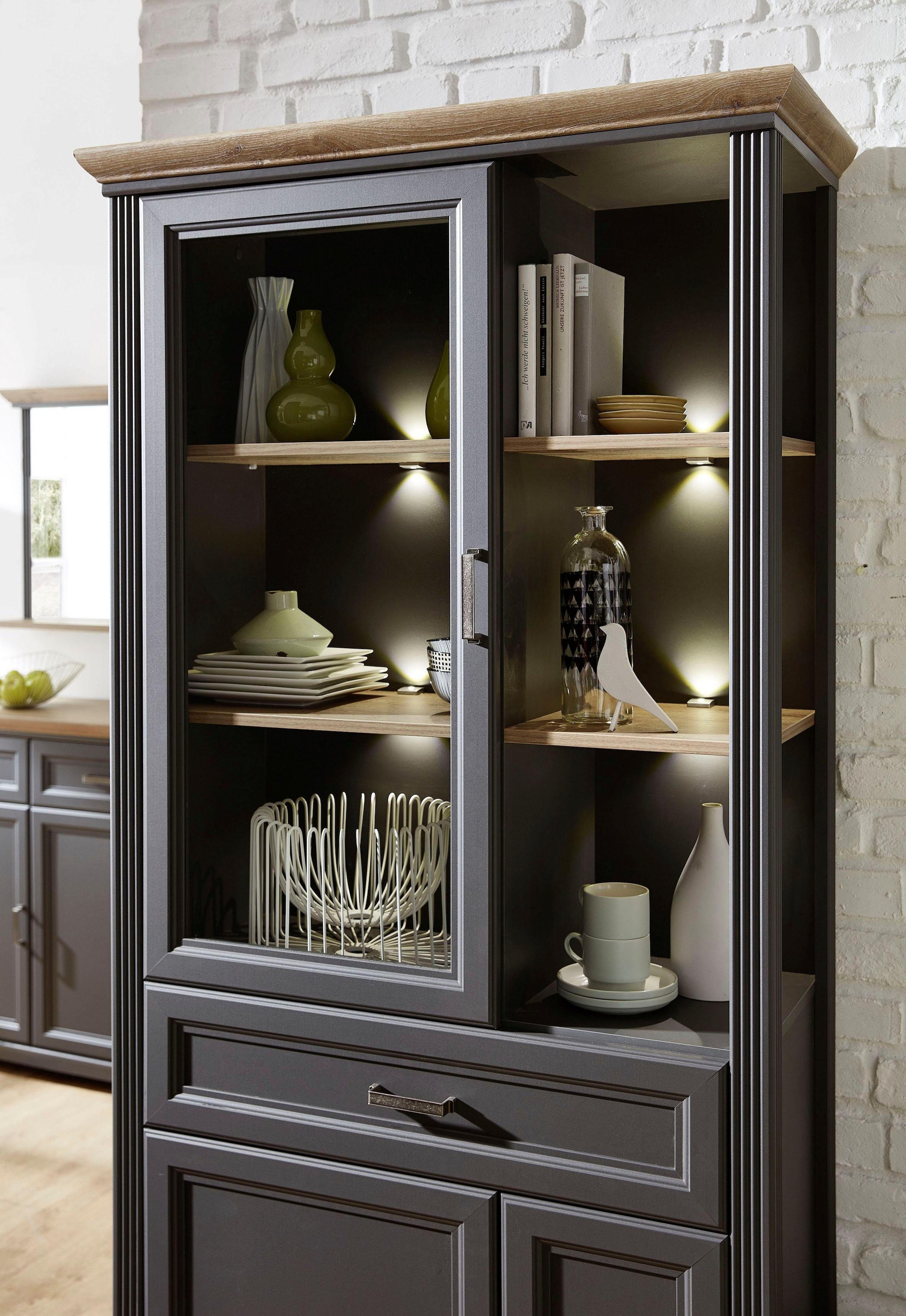 Innostyle Vitrine »Jasmin«, inklusive Beleuchtung