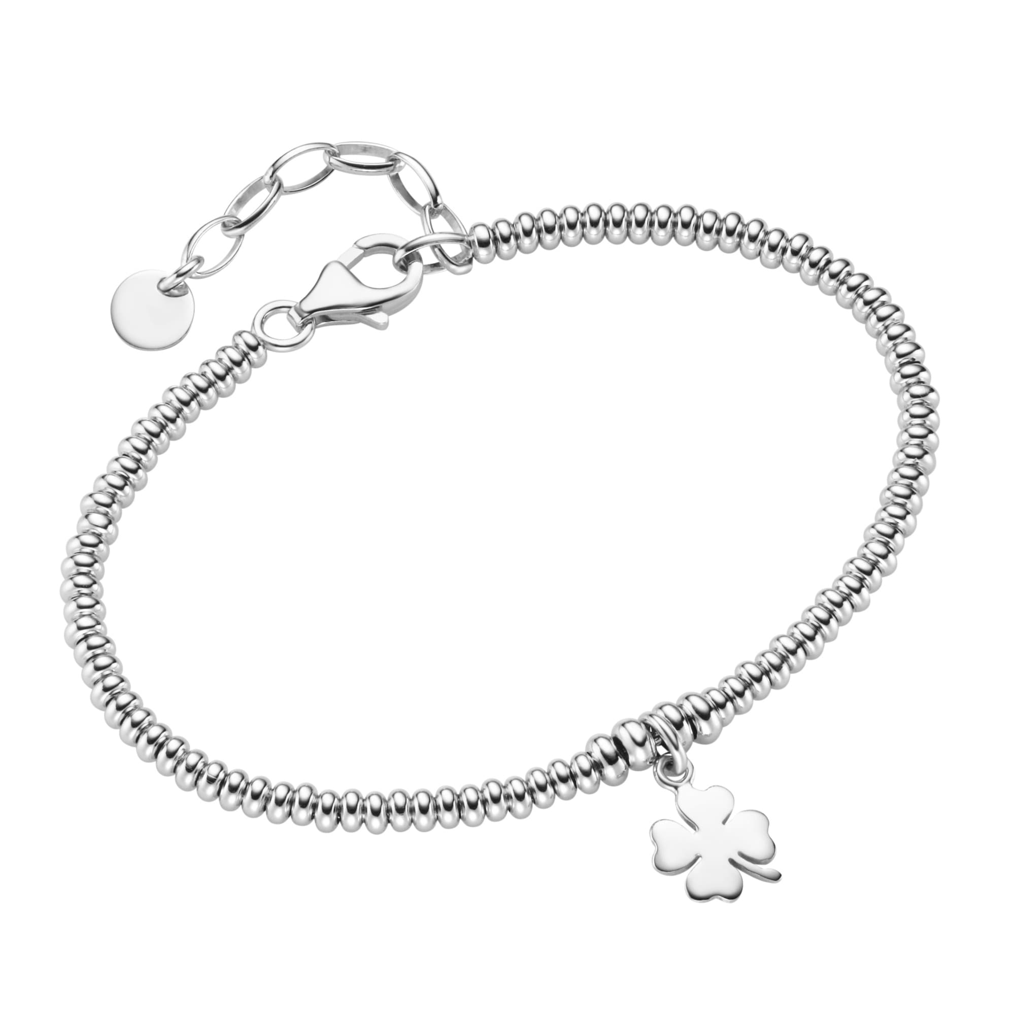 Smart Jewel Armband »Kleeblatt Silber 925«