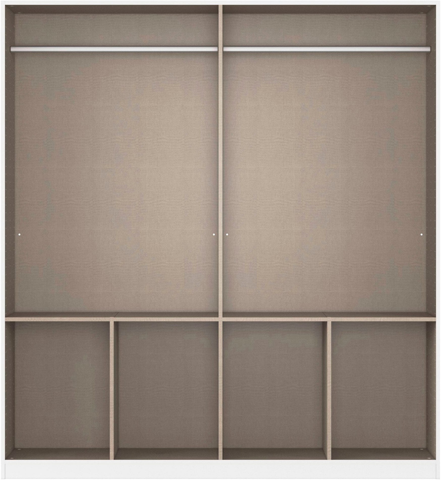 rauch Drehtürenschrank »Kleiderschrank Schrank Garderobe Schlafzimmerschrank CELLE«, in 4 Breiten und 2 Höhen, optional mit Schubkästen MADE IN GERMANY