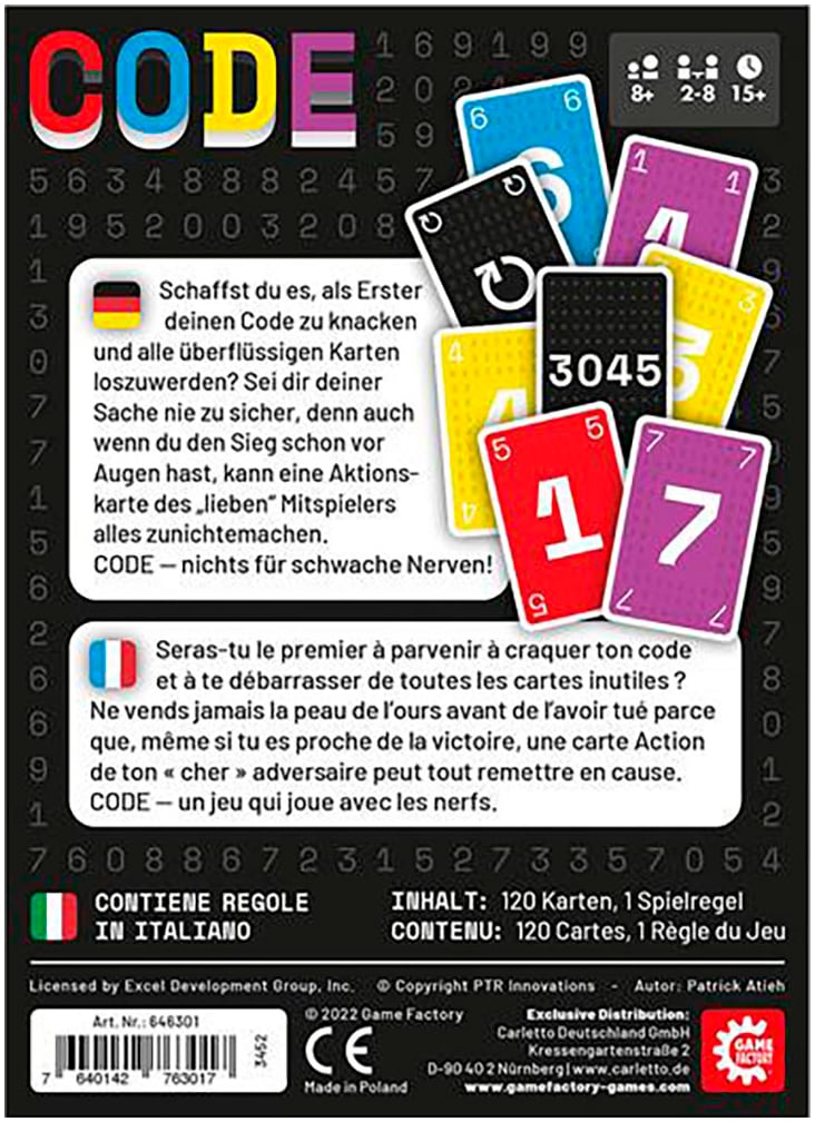 Game Factory Spiel »Code«