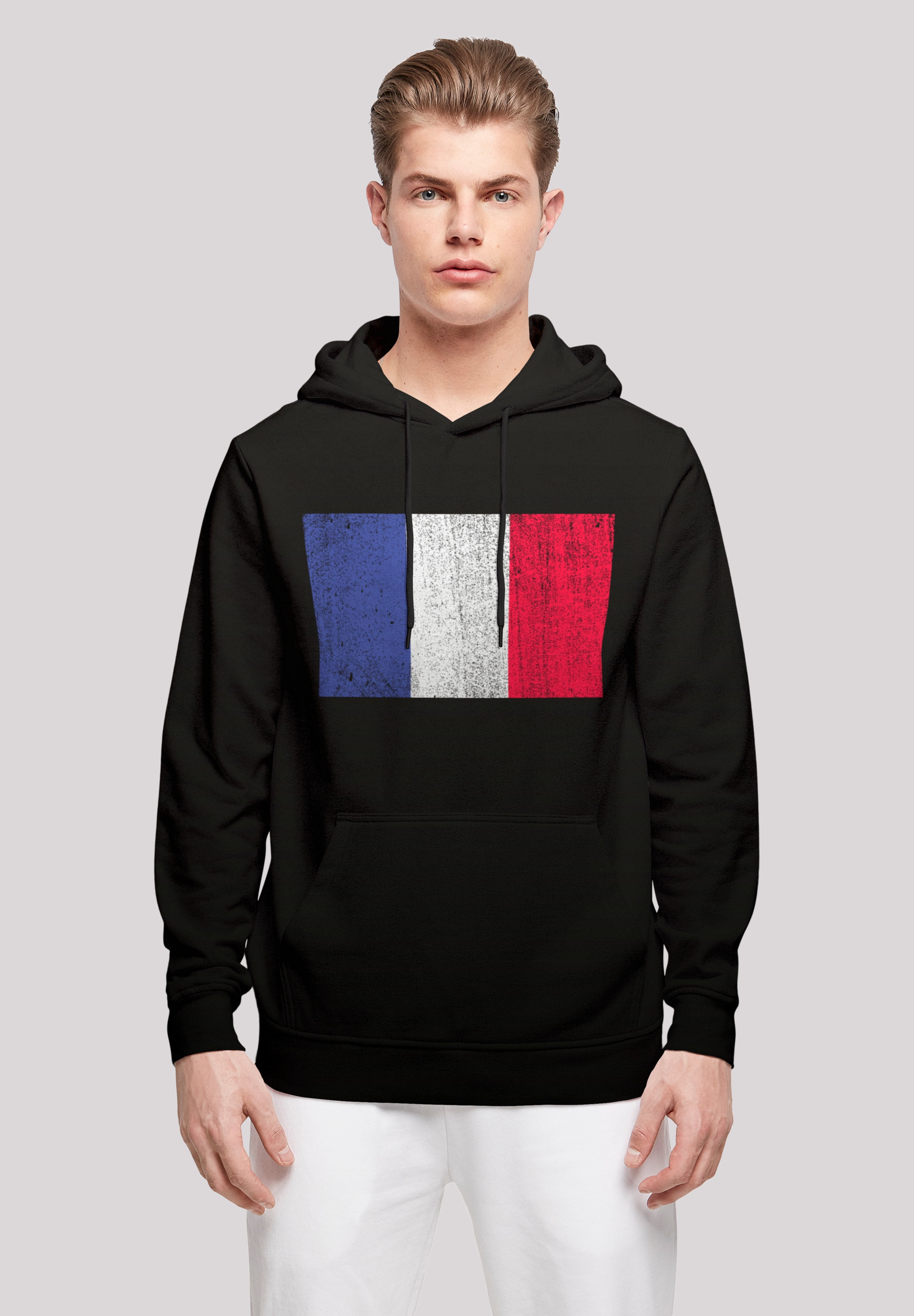 Flagge | F4NT4STIC kaufen distressed«, Kapuzenpullover Frankreich ▷ »France BAUR Print