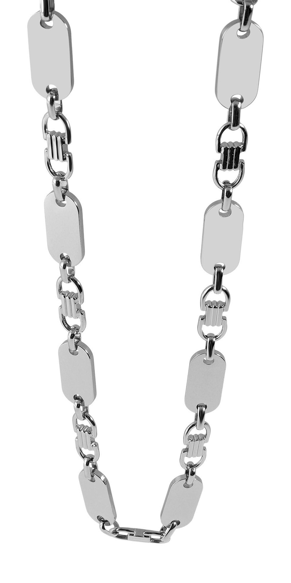 Adelia´s Kette ohne Anhänger »Halskette – Plattenkette aus Edelstahl 60 cm« Perfekt als Geschenk zum Muttertag