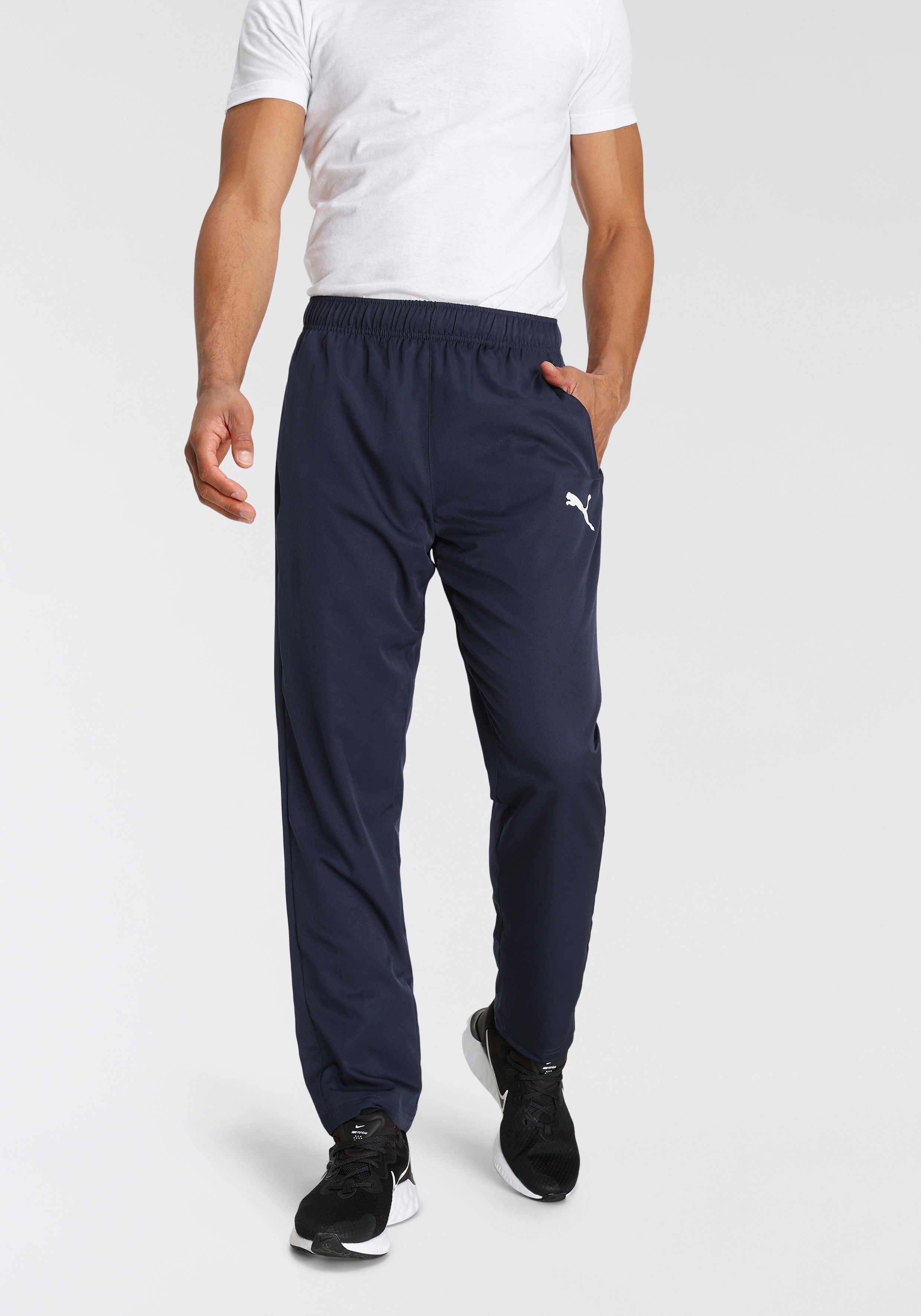 PUMA Trainingshose "ACTIVE WOVEN PANTS OP SRL" mit dryCELL Technologie, feuchtigkeitsableitend, atmungsaktiv