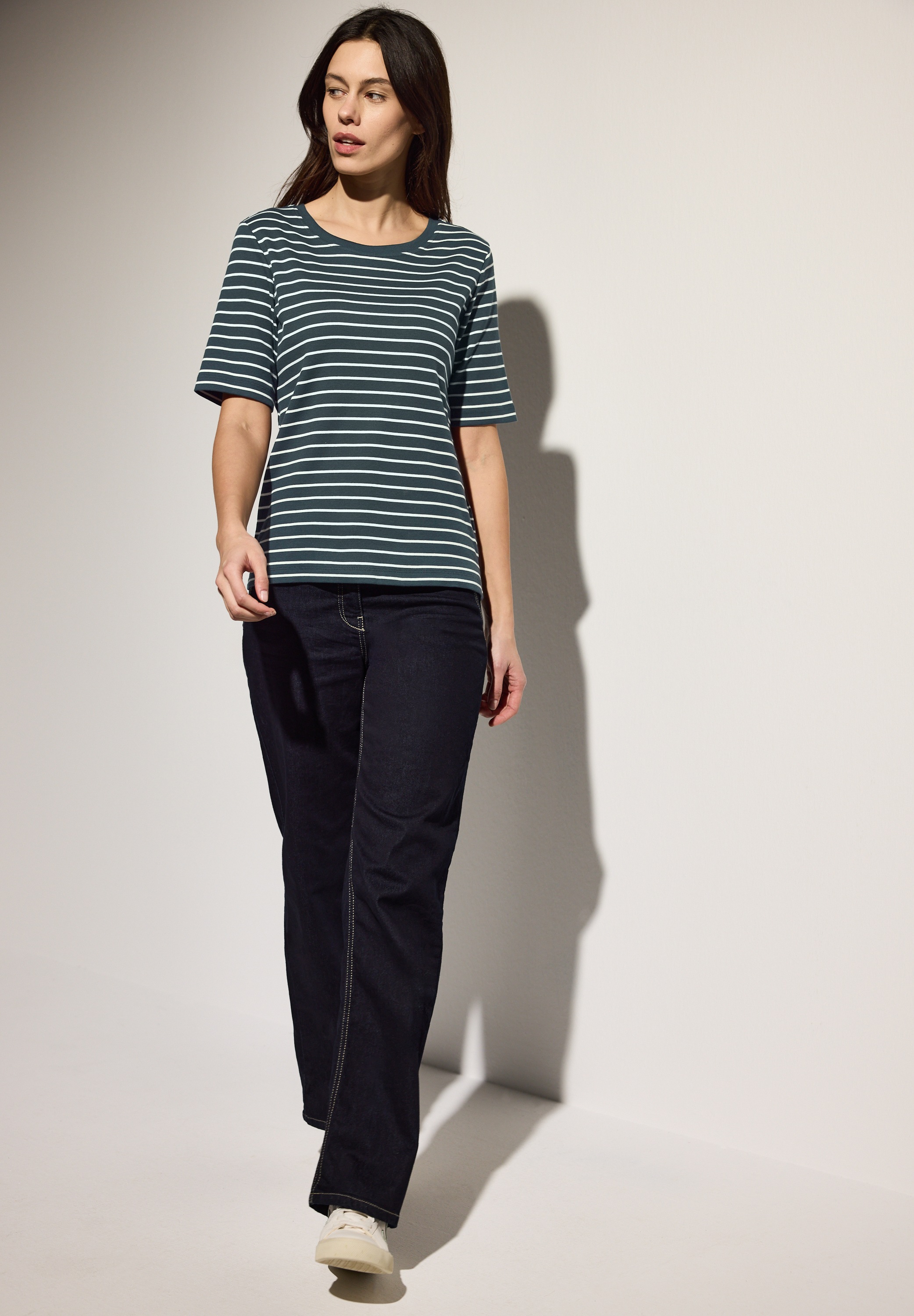 Thumbnail - Cecil Rundhalsshirt, mit Rundhalsausschnitt