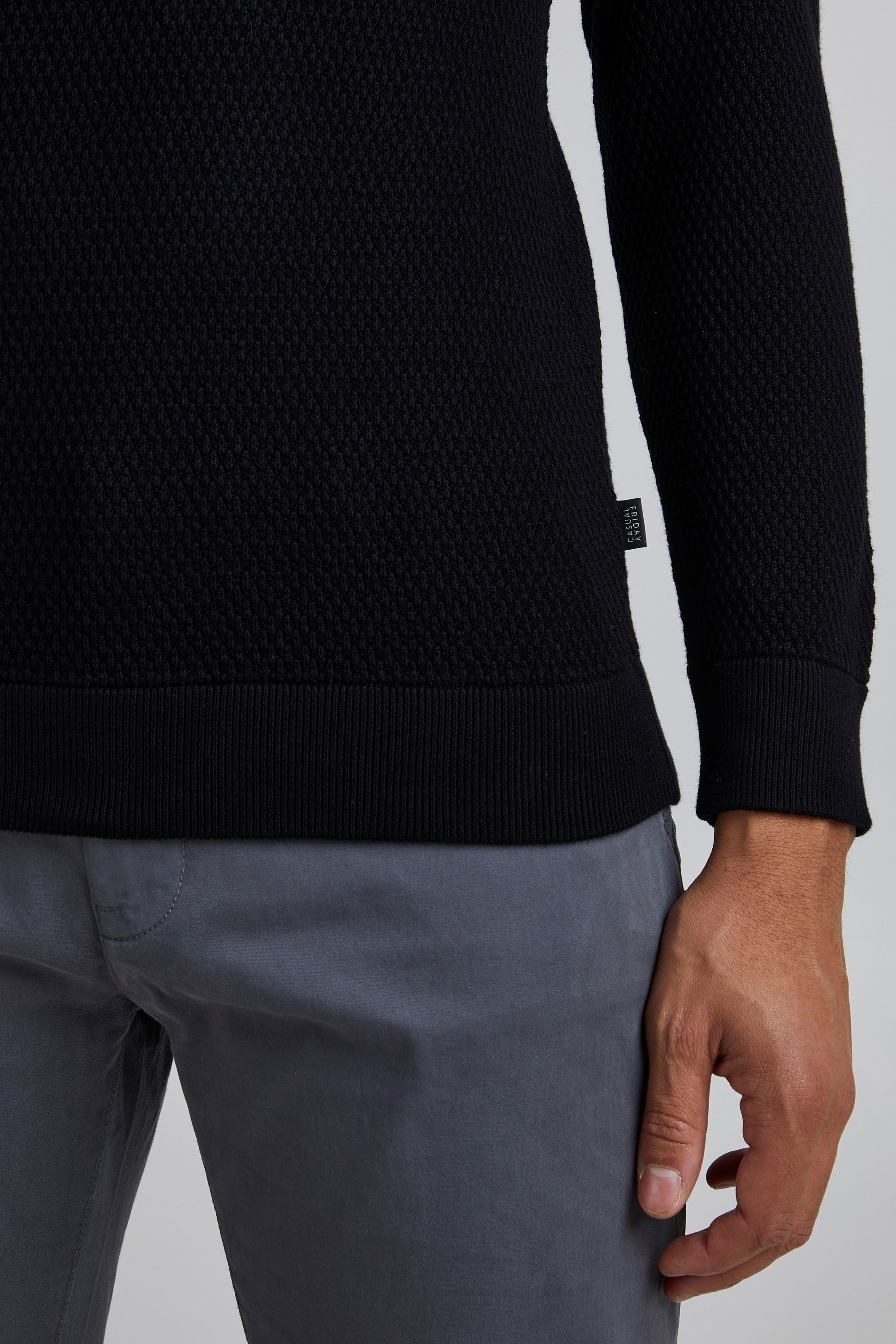 Casual Friday Rundhalspullover »Strickrundhalspullov CFKarlo«