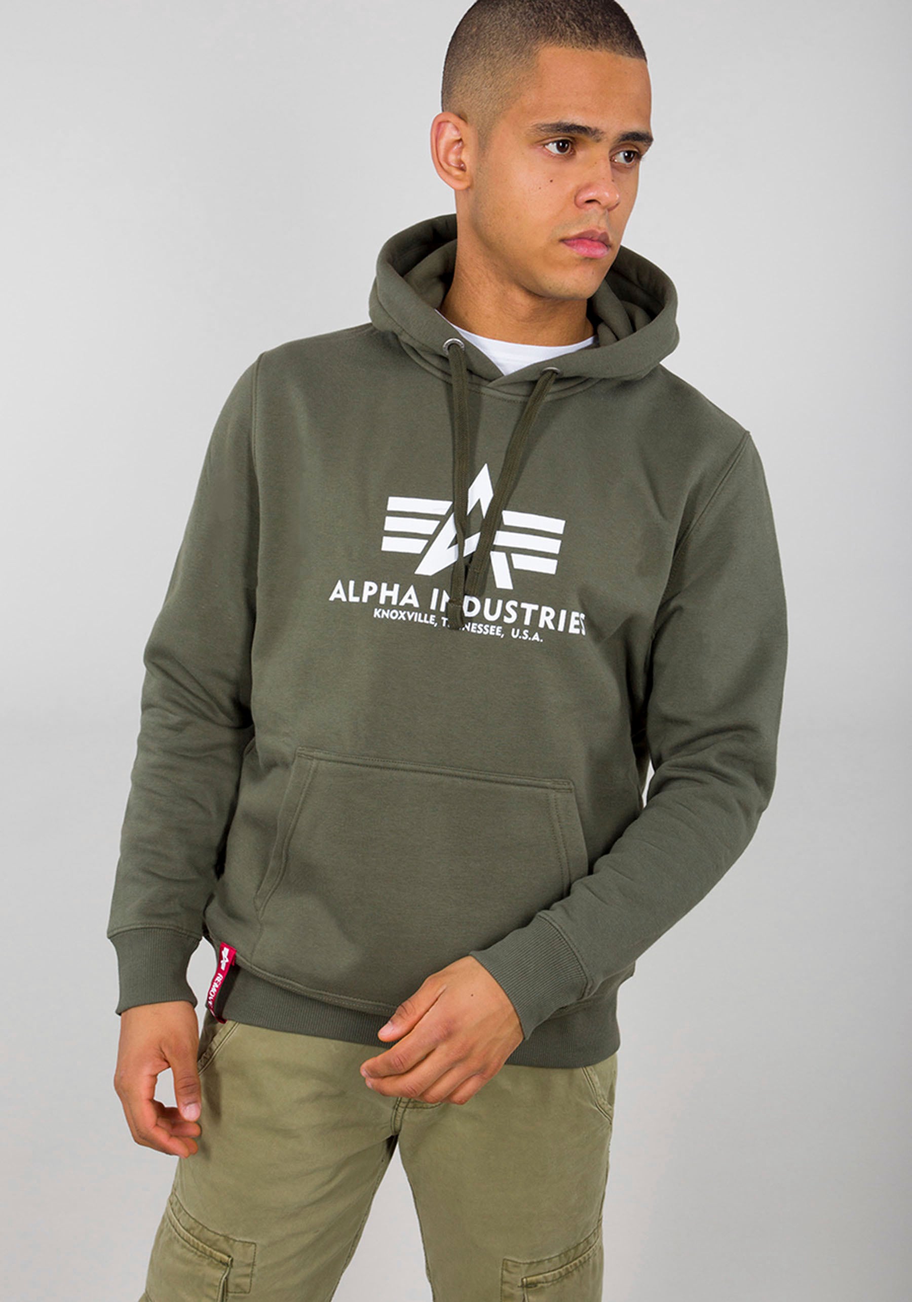 Alpha Industries Kapuzensweatshirt "Basic Hoody", Baumwollmischung, regular günstig online kaufen