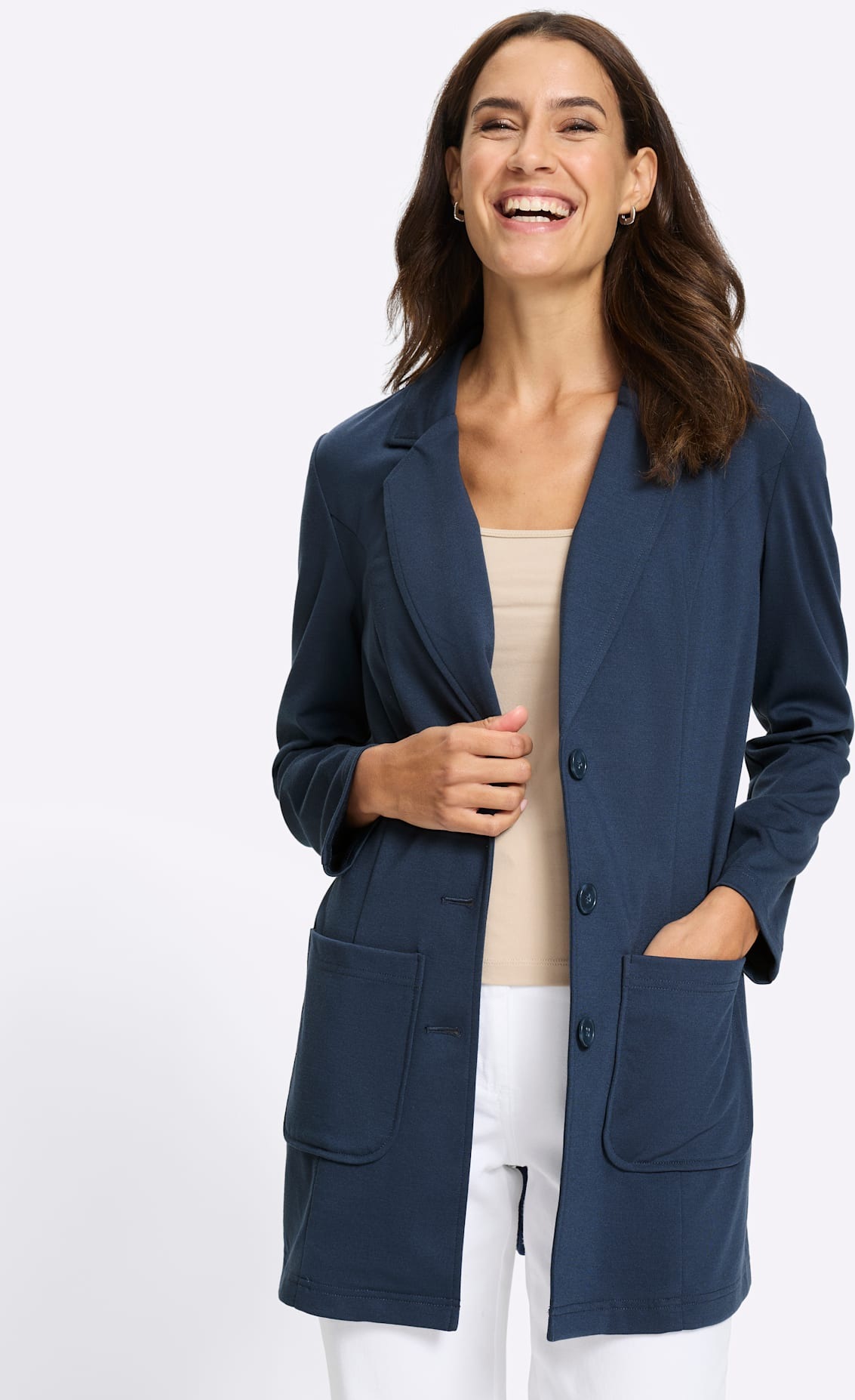 Inspirationen Jackenblazer "Jersey-Blazer" günstig online kaufen