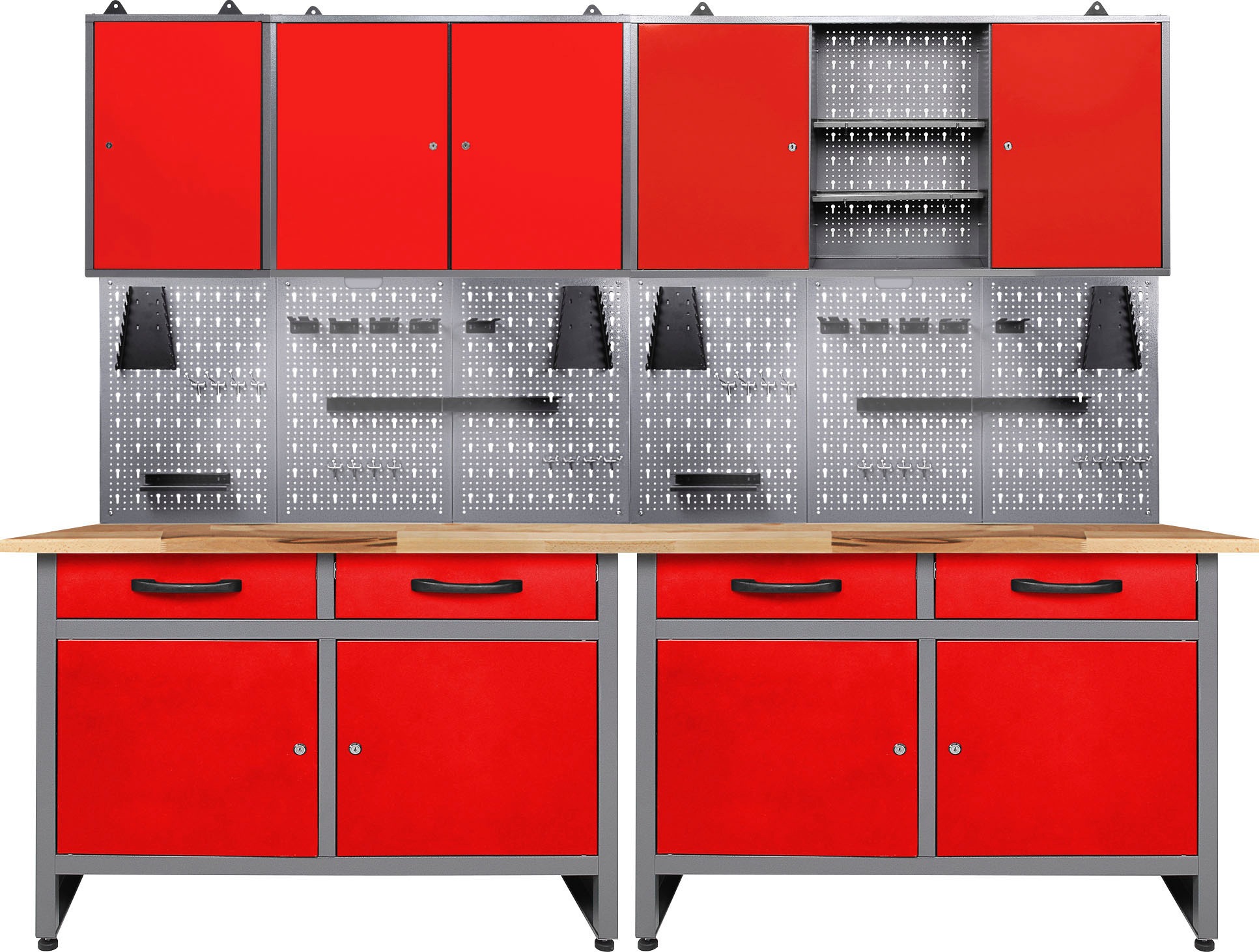ONDIS24 Workshop Set Red/Anthracite 240cm