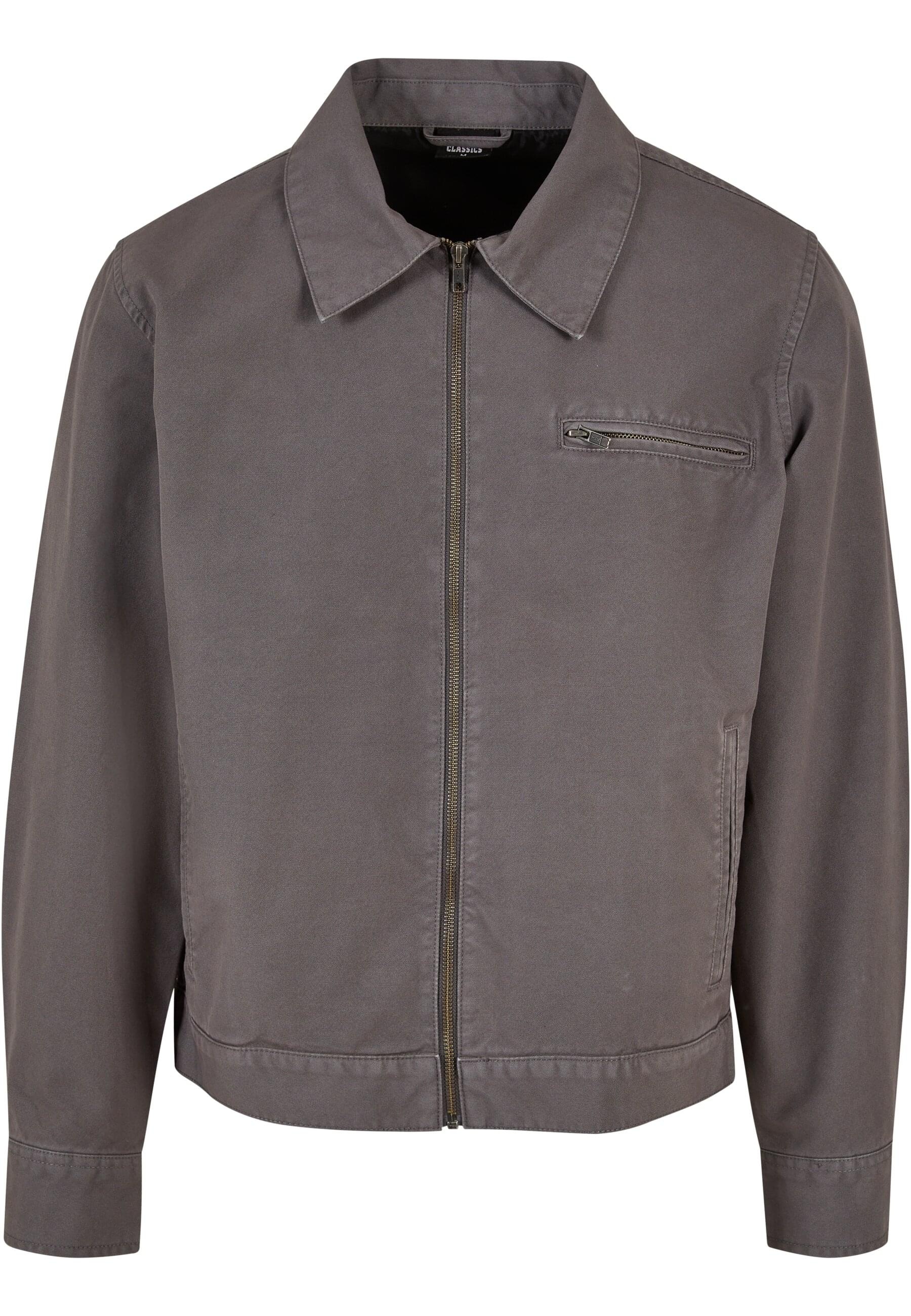 Allwetterjacke »Urban Classics Herren Overdyed Workwear Jacket«, (1 St.), ohne Kapuze