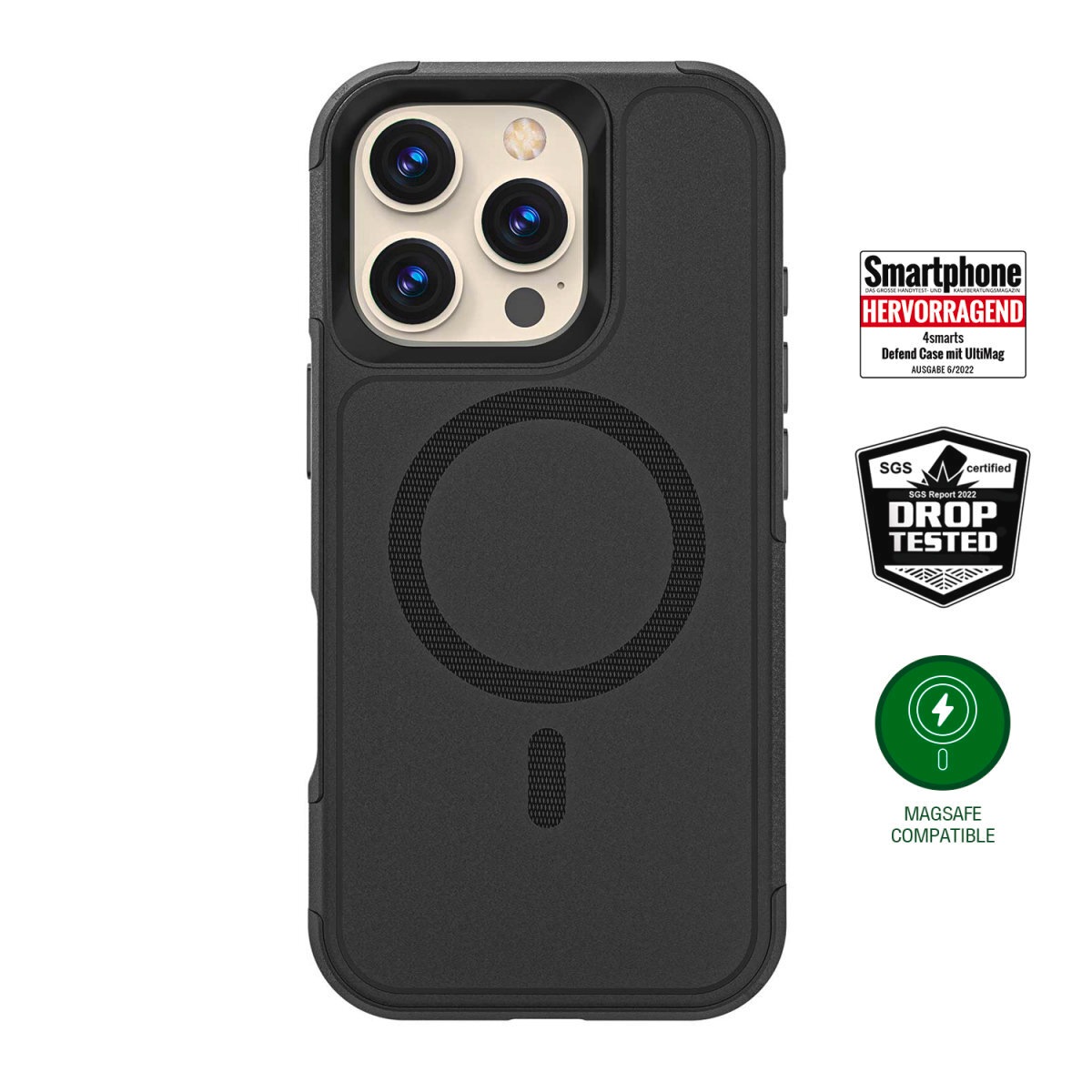 4smarts Handyhülle »Defend Case für Apple iPhone 16 Pro Max«, Backcover, Schutzhülle, Handyschutzhülle, Case, Schutzcase, stoßfest