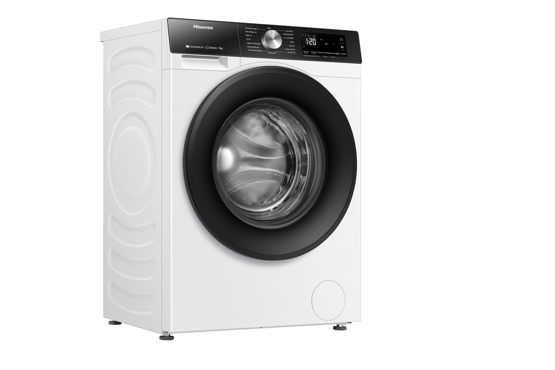 Hisense Waschmaschine 3S Serie "WF3S9043BW3" 9 kg 1400 U/min Wifi-ConnectLife