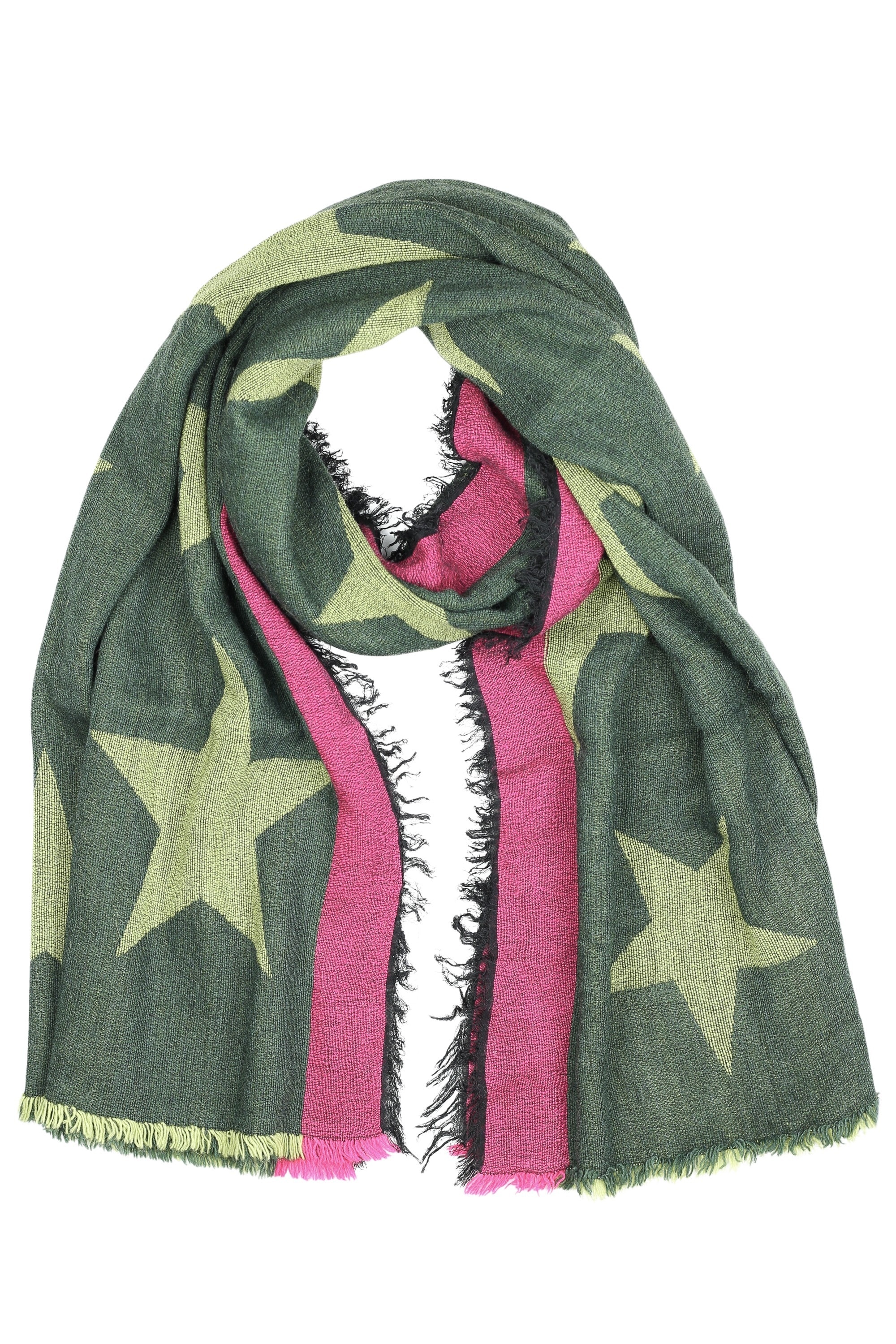 COLLEZIONE ALESSANDRO Wollschal "Sternen" 1 Stk. tlg. mit Wollanteil, Made günstig online kaufen
