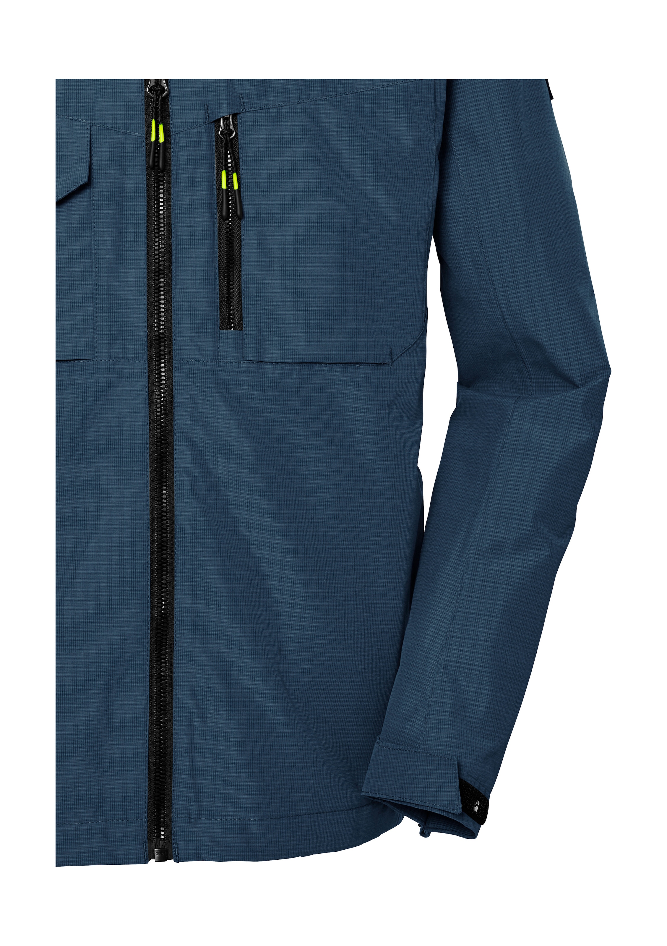 Killtec Funktionsjacke »KOS 140 BYS JCKT«, Wasserdichte Jacke mit verstellbarer Kapuze, PFAS-frei imprägniert