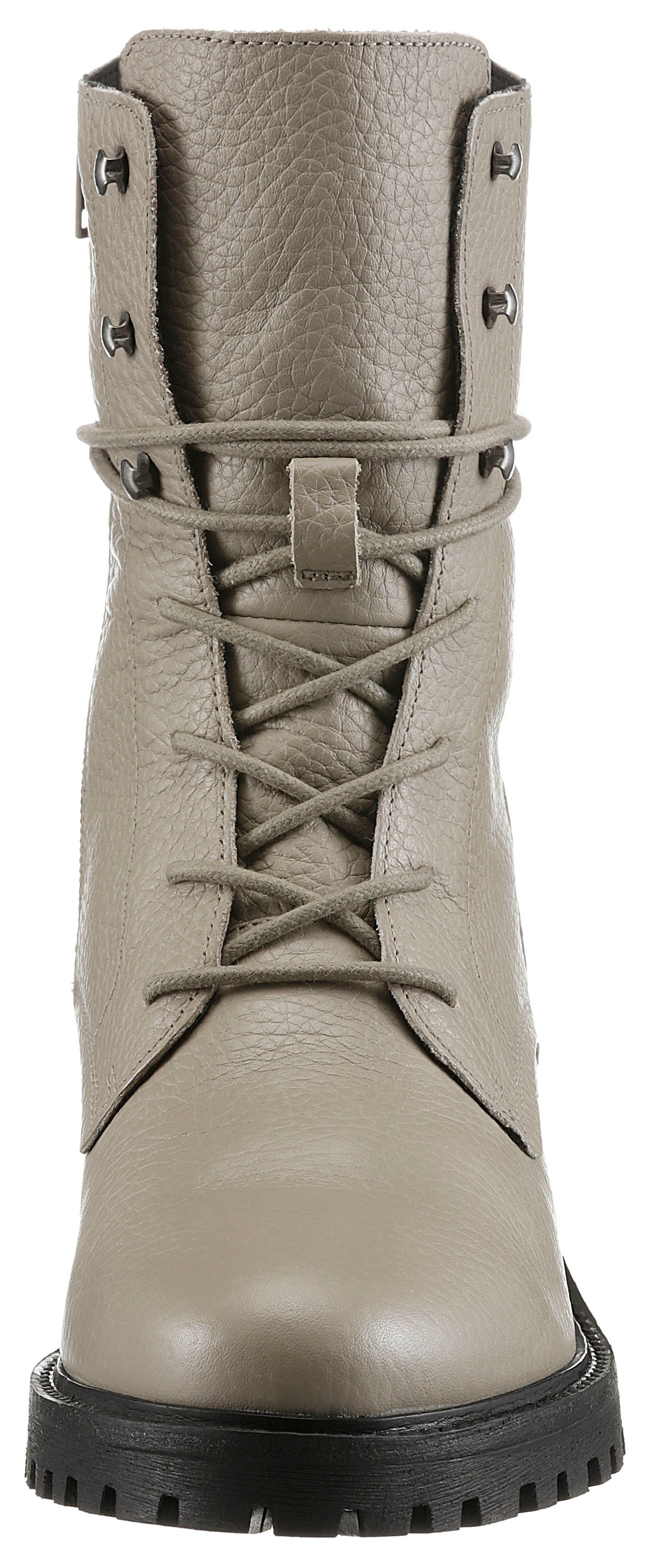 Geox Schnürstiefelette »D HOARA«, Blockabsatz, Schnürboots mit Innenreißverschluss