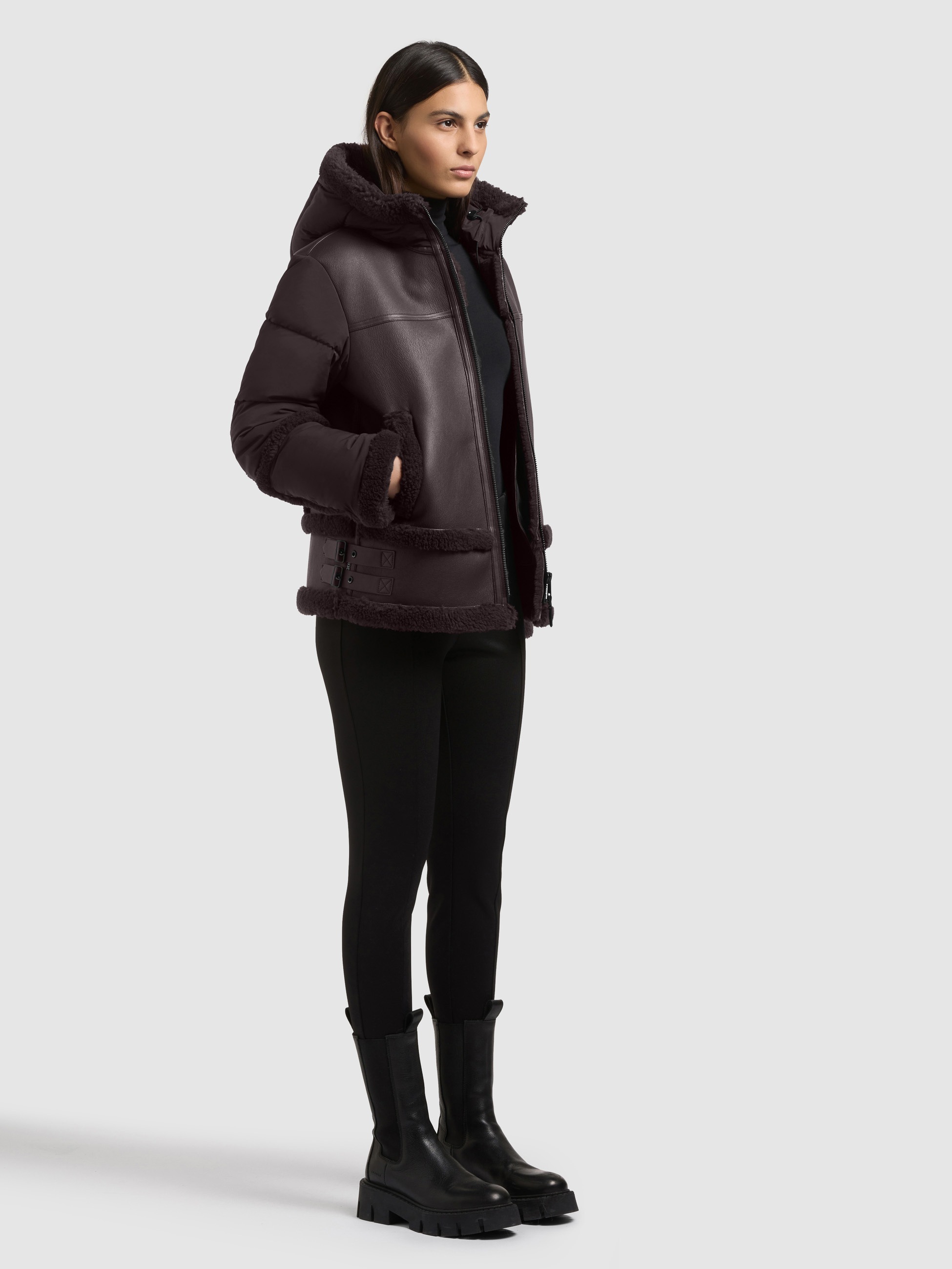 khujo Winterjacke »LEXYA« mit Kapuze