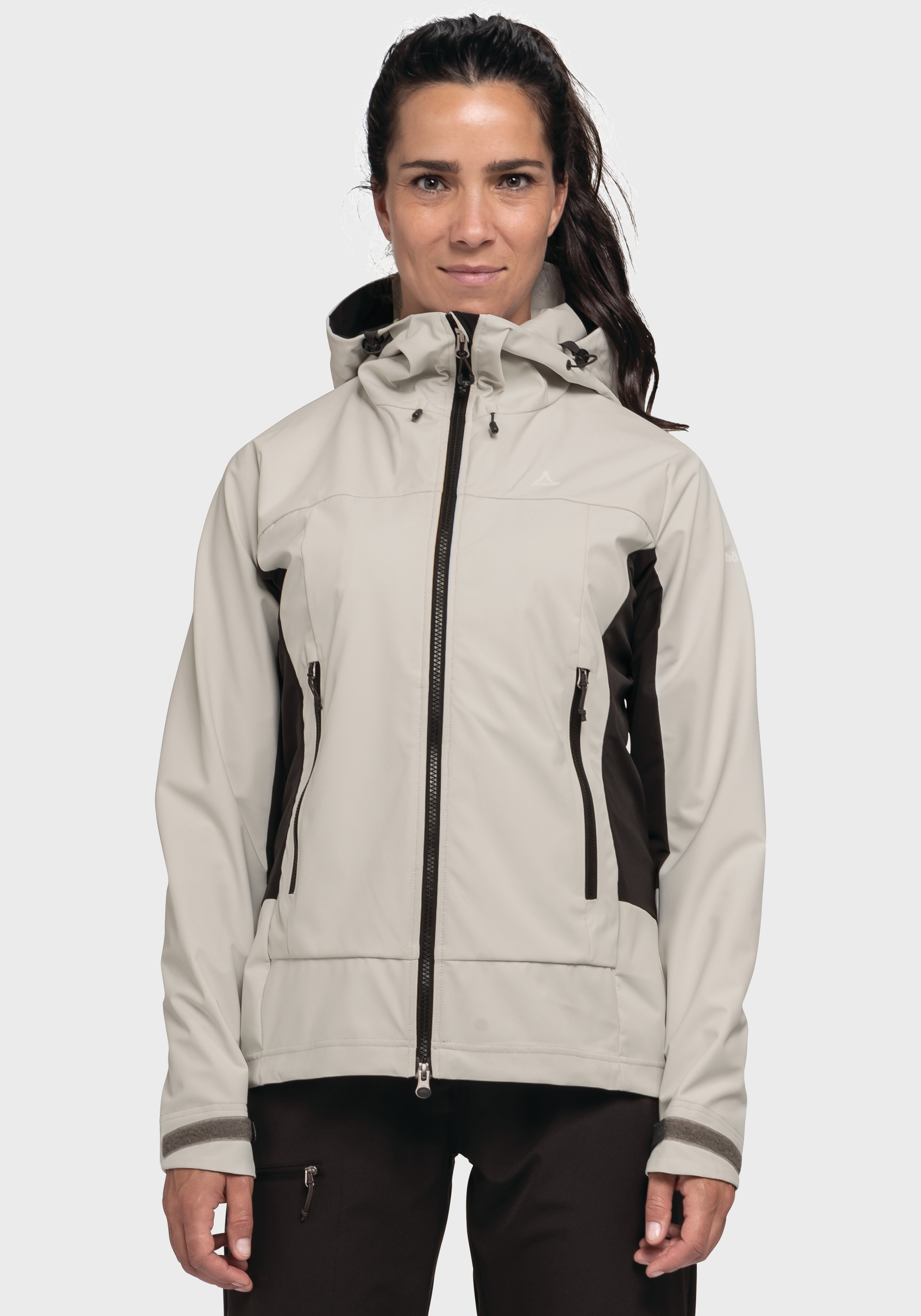 Thumbnail - Schöffel Outdoorjacke "Mountain Softshell Jk Style Blaueis WMS" mit Kapuze