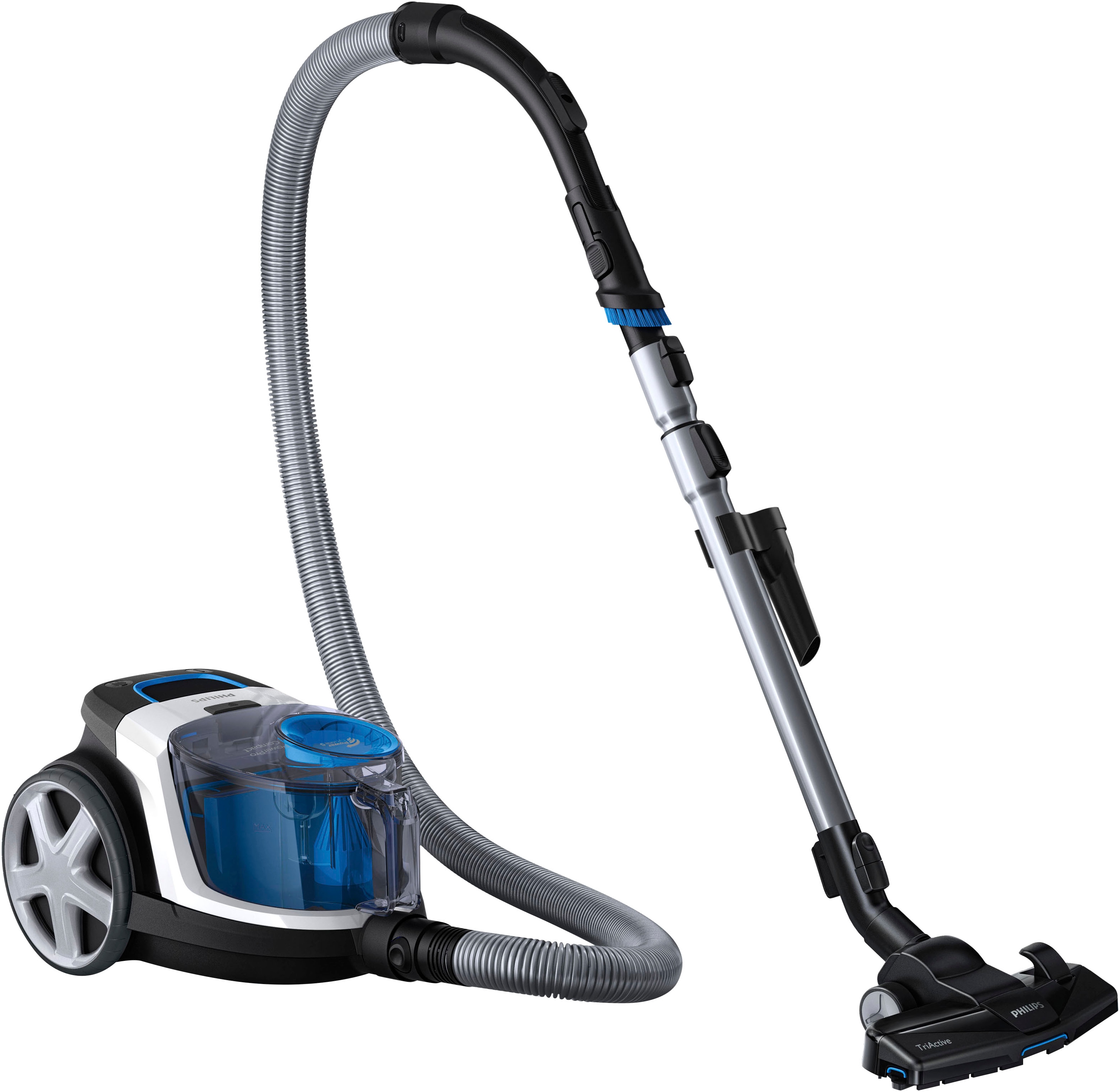 Philips Bodenstaubsauger "FC9332/09 3000 Series" 900 W beutellos mit 1,5 l Fassungsvermögen und Tri-Active-Düse