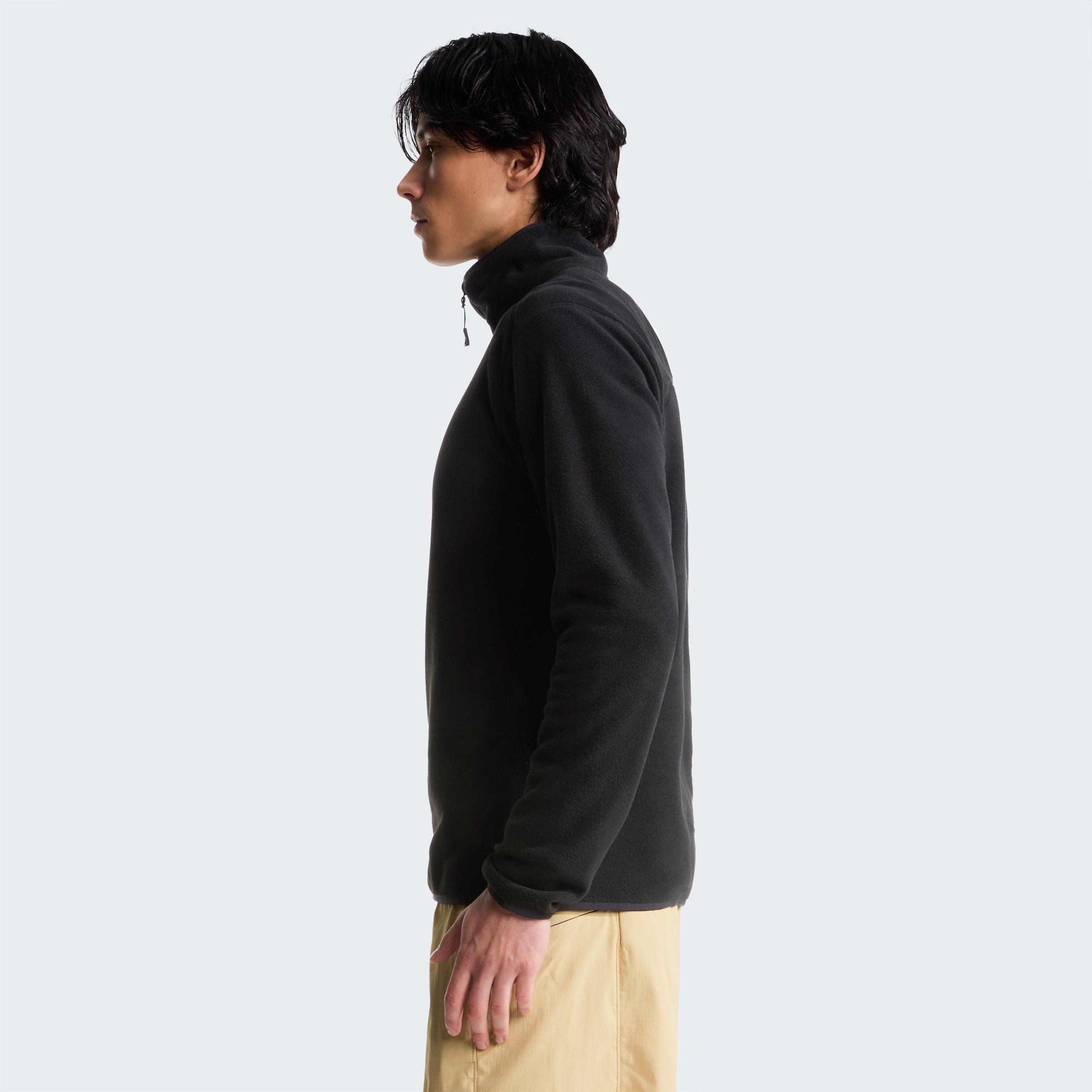 The North Face Fleecepullover »M GLACIER 1/4 ZIP - EMBROIDERED LOGO«, mit 1/4-Zip-Design, atmungsaktiv, schnell trocknend, wasserabweisend
