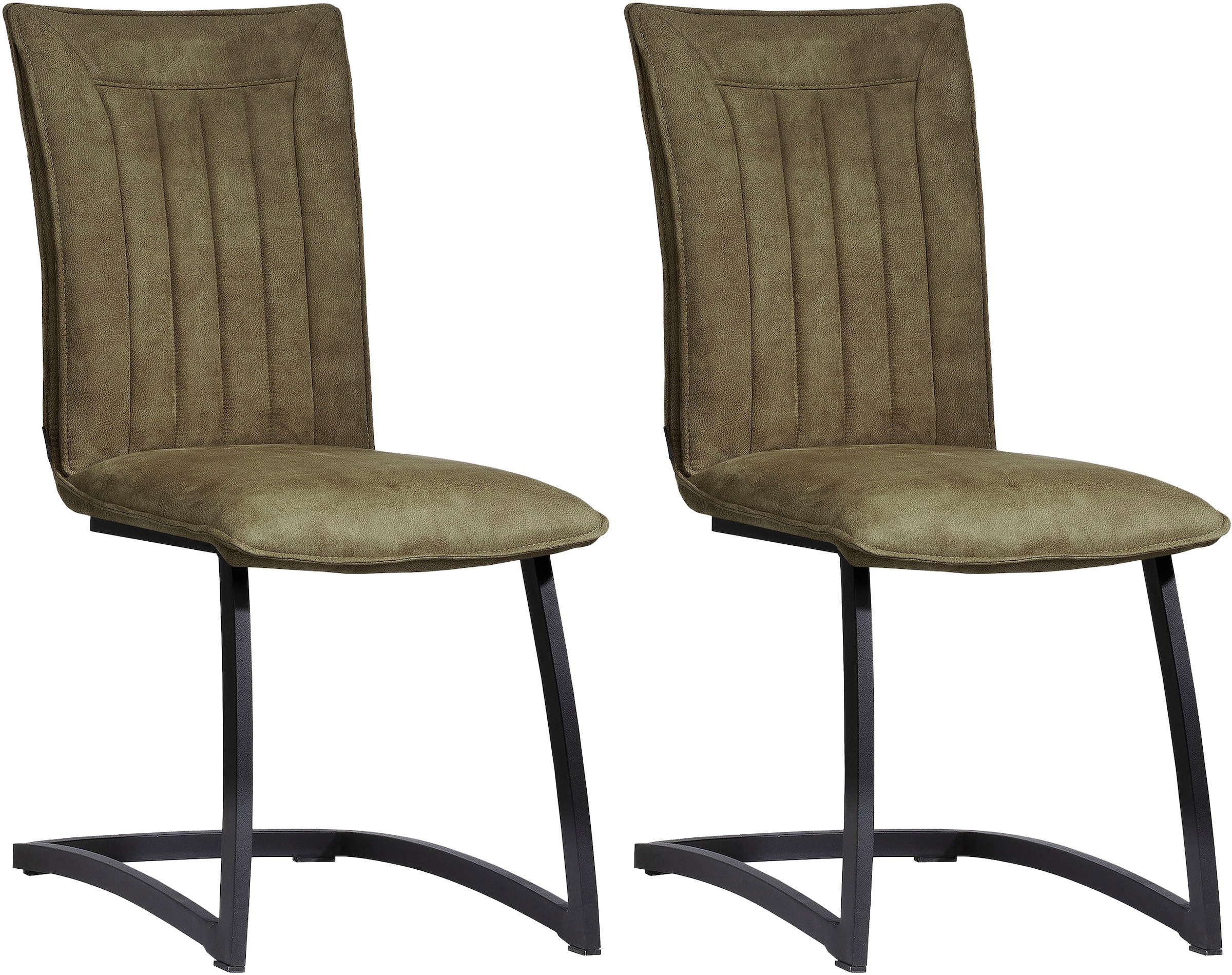 OMG Design Freischwinger "Amara" (Set) 2 Stk. Stoff Esszimmerstuhl, Küchens günstig online kaufen
