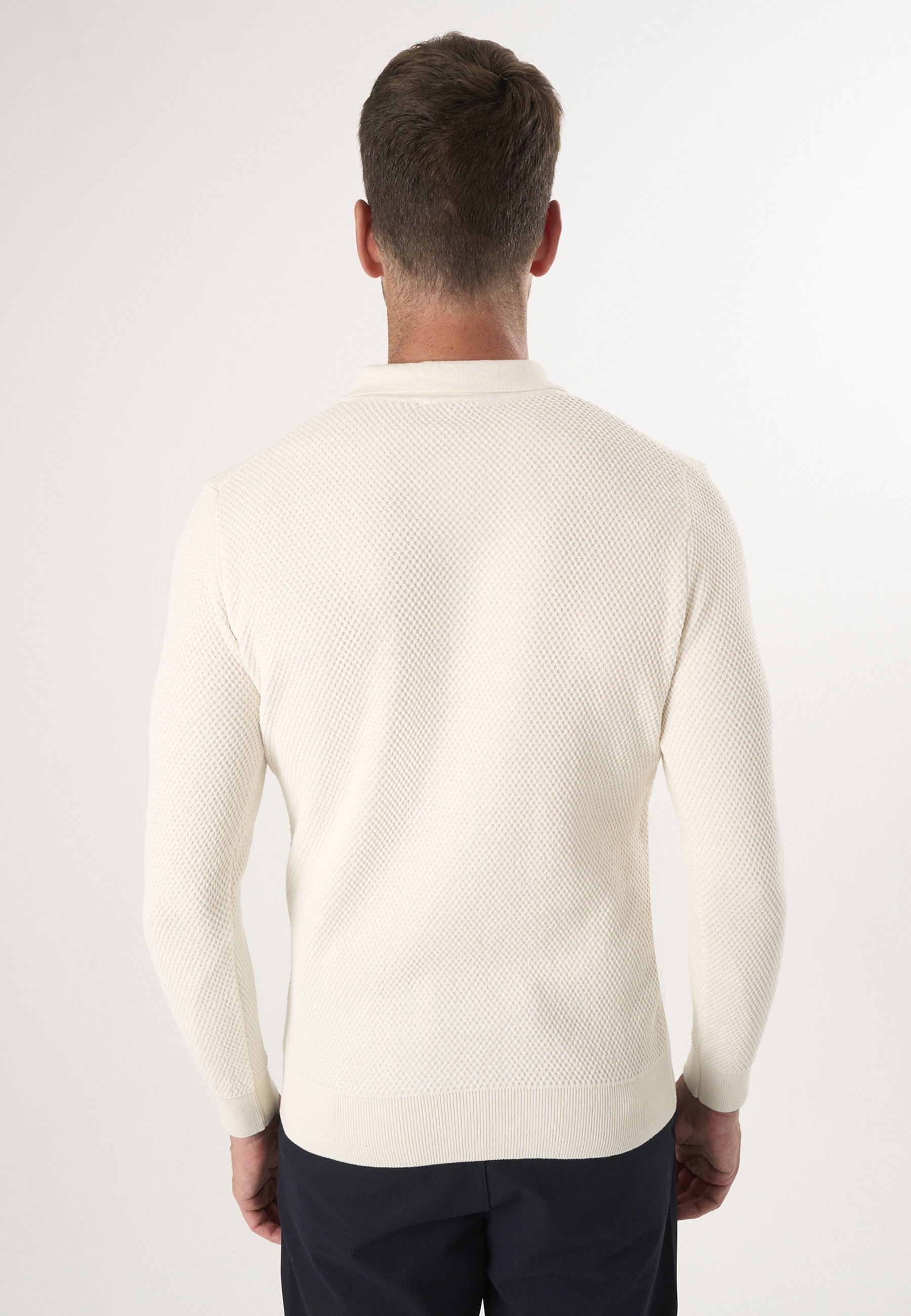 Felix Hardy Polokragenpullover »Pullover mit Polo-Kragen und Knöpfen«