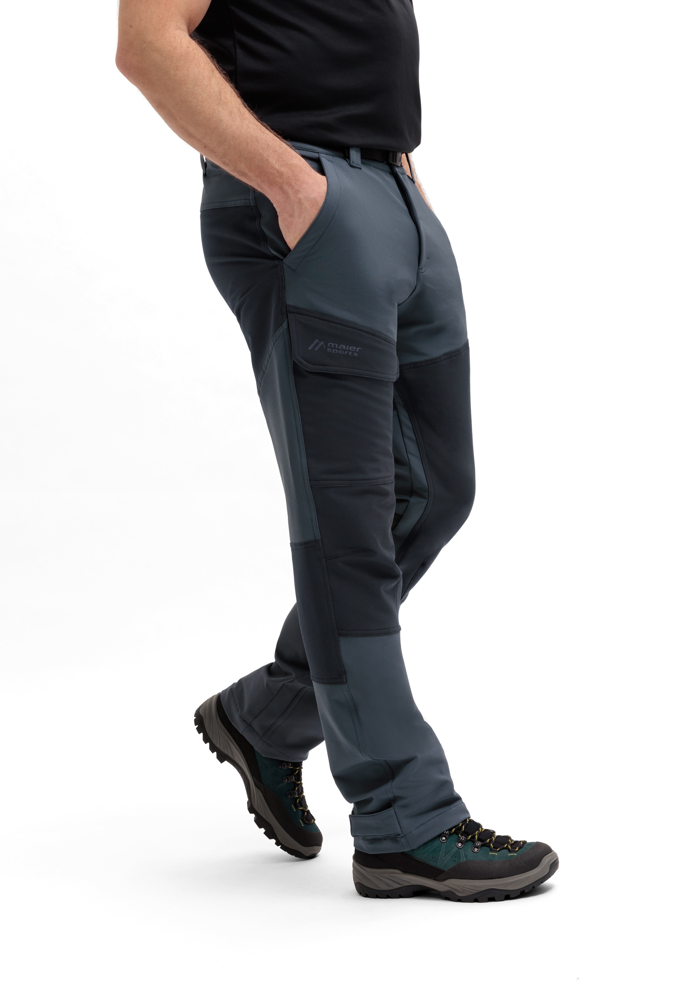 Maier Sports Outdoorhose »Fleeceflex M«, robuste Herren Winter-Trekkinghose 4-Wege-Stretch