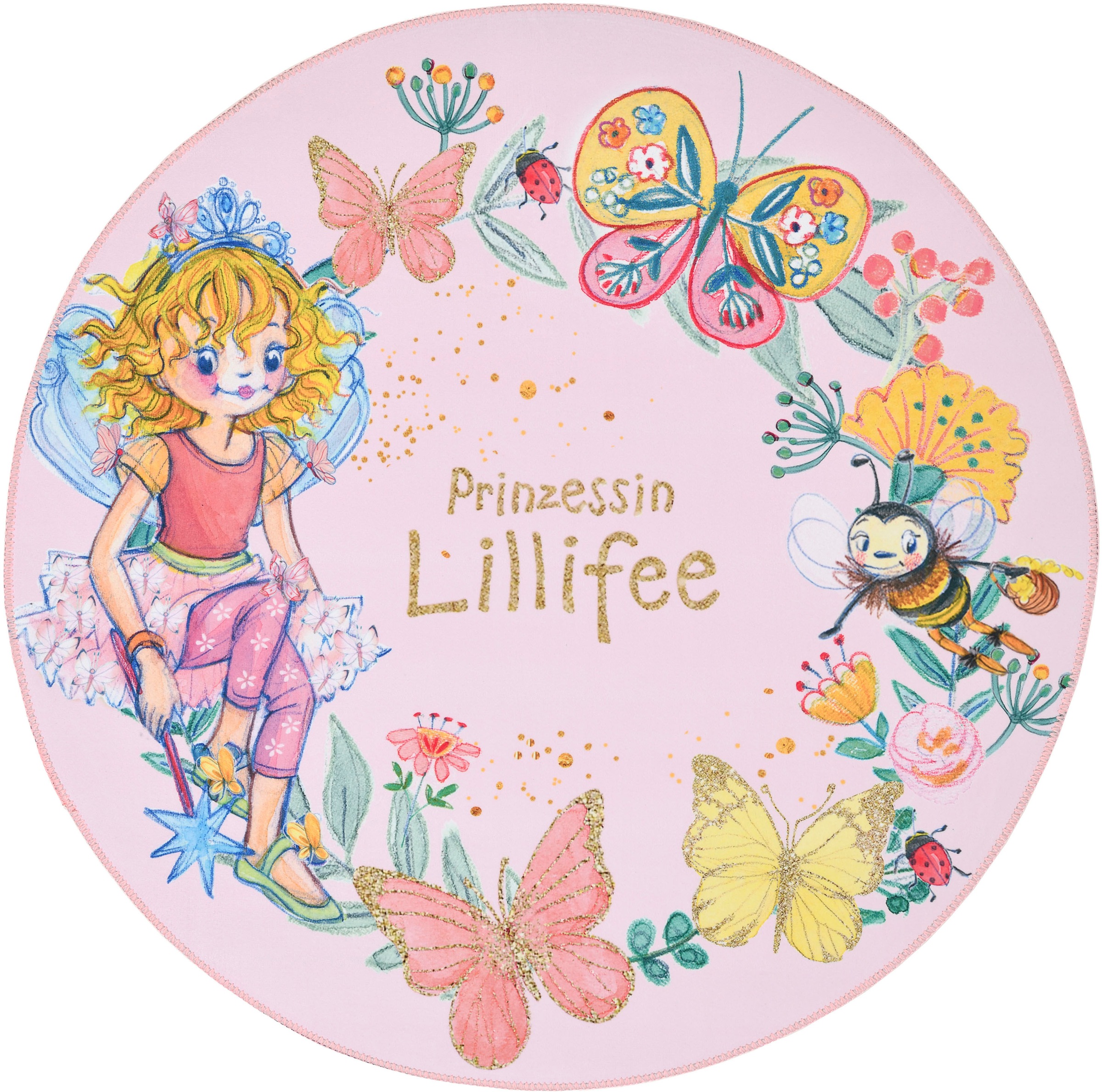 Prinzessin Lillifee Kinderteppich »Lillifee LI-132« ovali ...