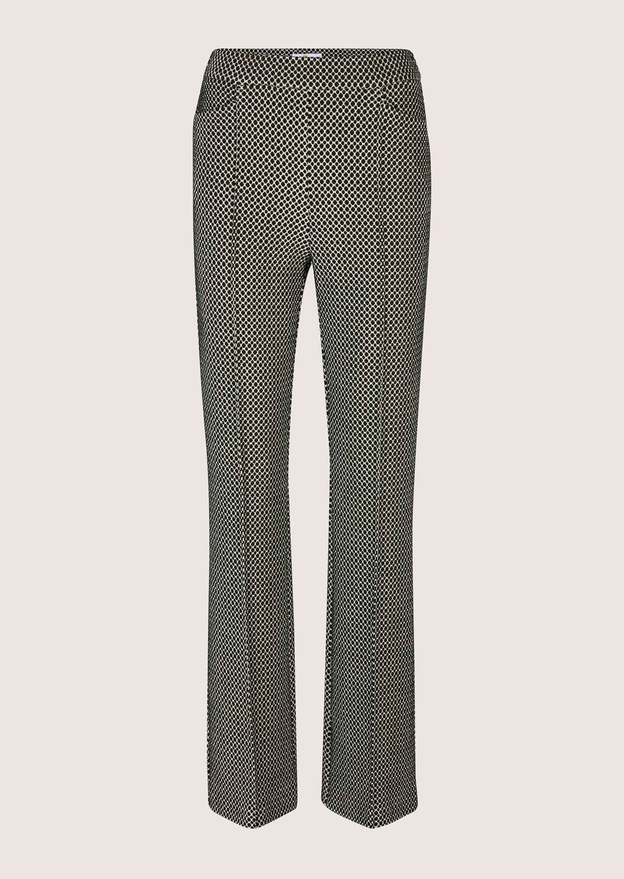 MADELEINE Jerseyhose "Stoffhose Jacquardhose mit geradem Schnitt" Jersey-Schlupfhose