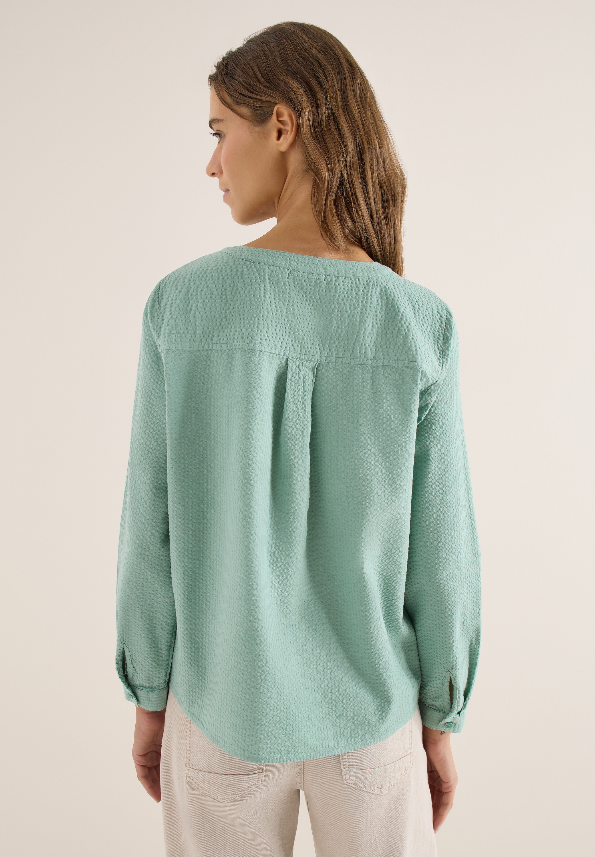 Cecil Langarmbluse im soften Baumwoll-Mix günstig online kaufen