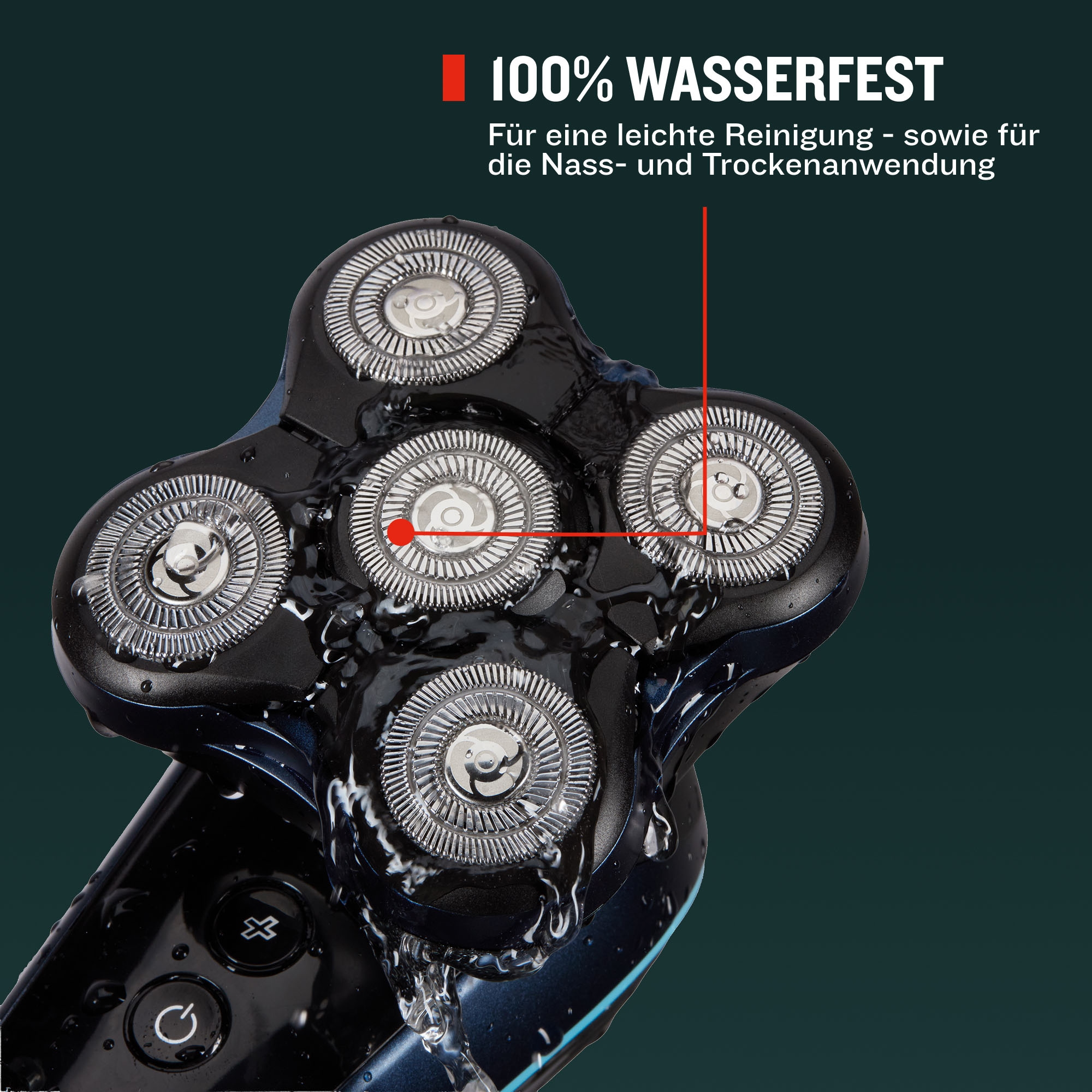 Remington Glatzen-Rasierer »XR8000« Balder Head & Beard Elektrorasierer für Nass-& Trockenrasur