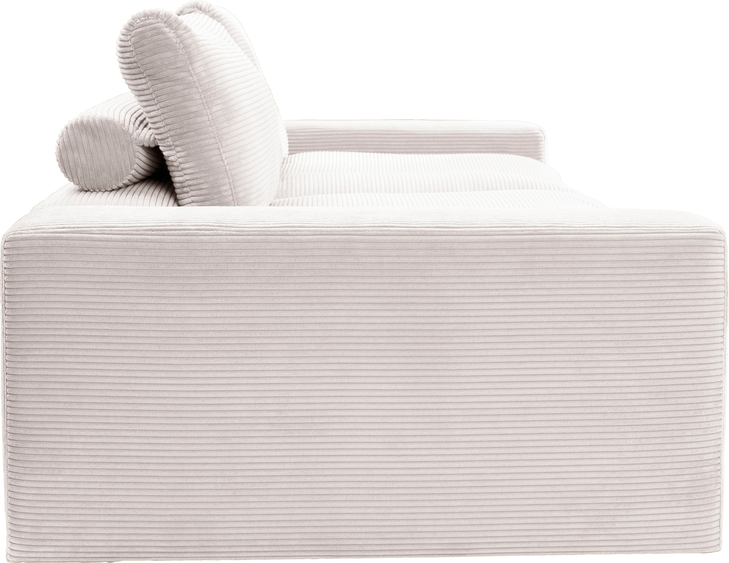alina Big-Sofa »Sandy«, 256 cm breit und 123 cm tief, in modernem Cordstoff