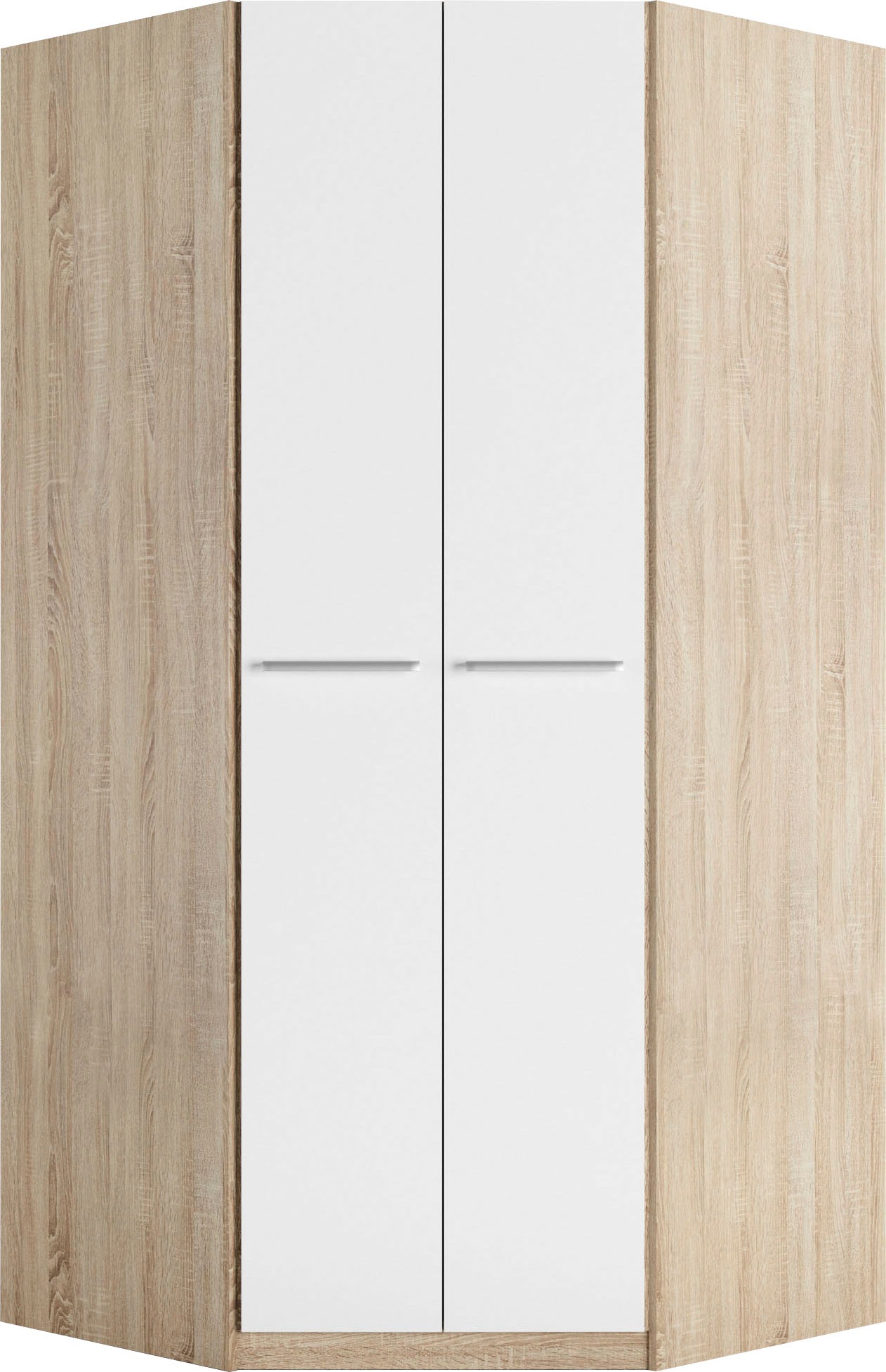 Thumbnail - priess Eckkleiderschrank "Barcelona Kleiderschrank Ecklösung Raumwunder" in 2 Tiefen Schrank Eckschrank Garderobe