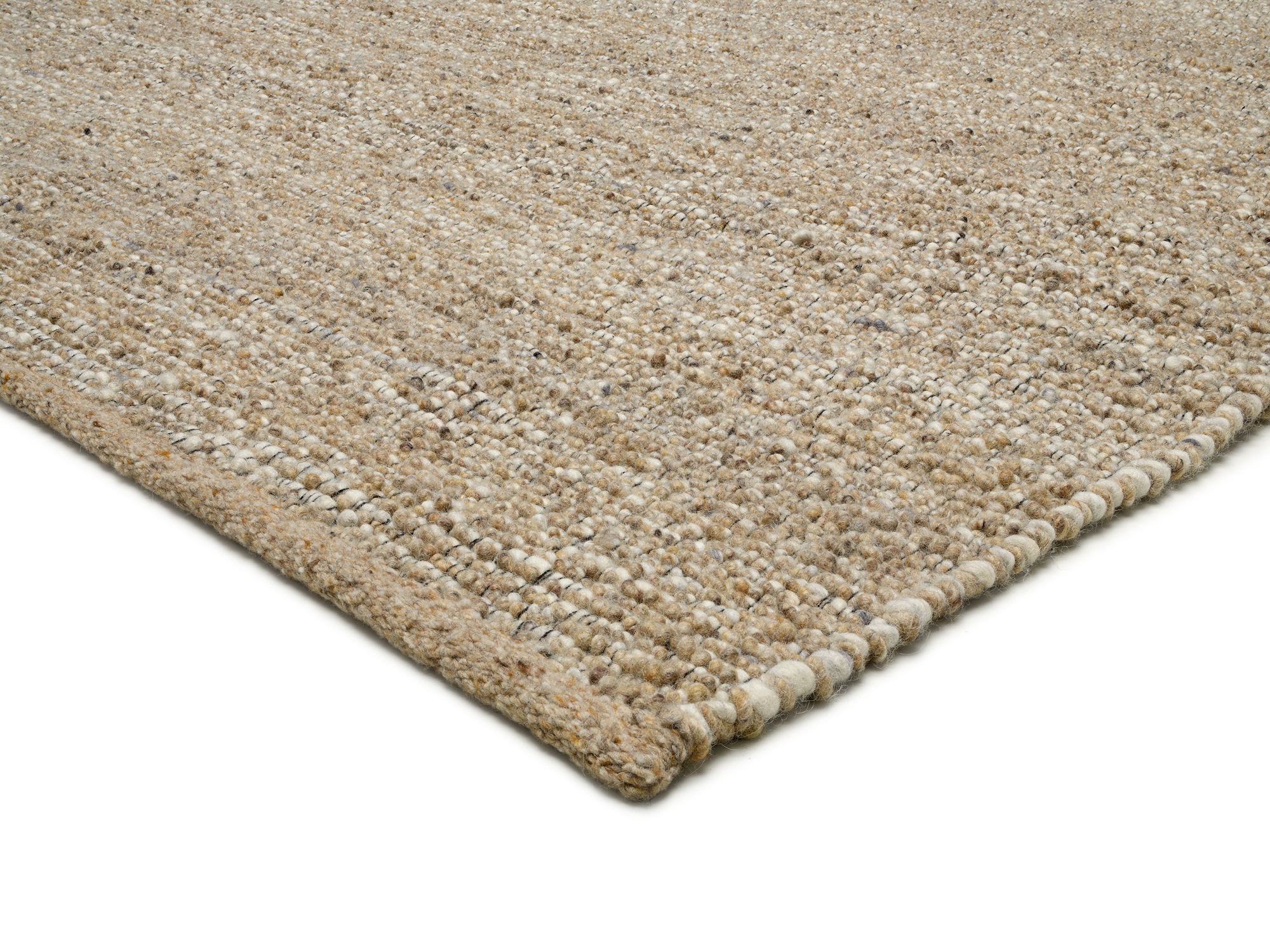 OCI DIE TEPPICHMARKE Wollteppich »COUNTRY HANDWEB« rechteckig 12 mm Höhe 95% Wolle, handgewebt, Naturfasern, Wendeteppich, Wohnzimmer