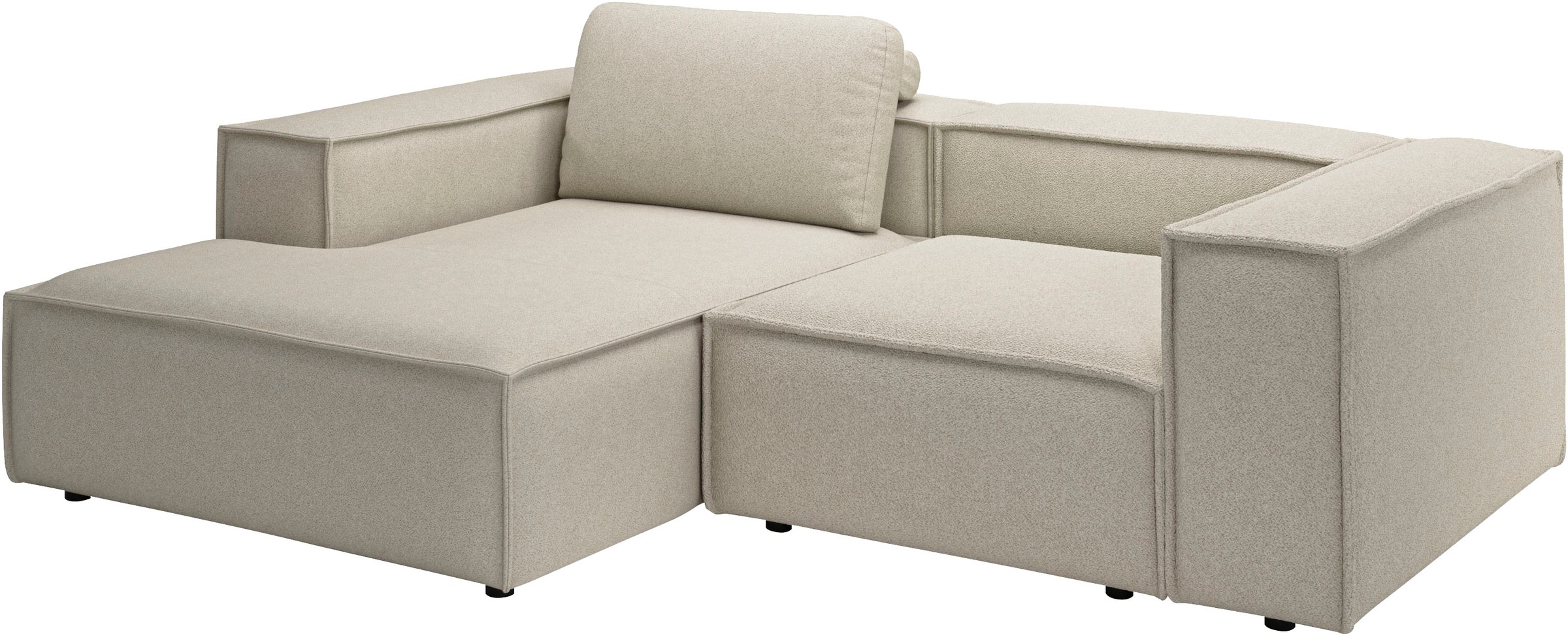 Places of Style Ecksofa "Watertown, kompakte L-Form, 246 cm breite für klei günstig online kaufen