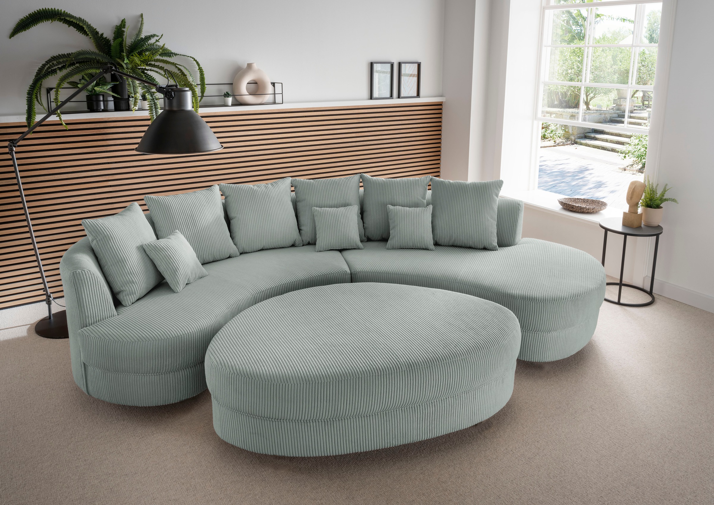 Home affaire Polsterhocker »Lazio modern und bequem, tolle Detailverarbeitung«