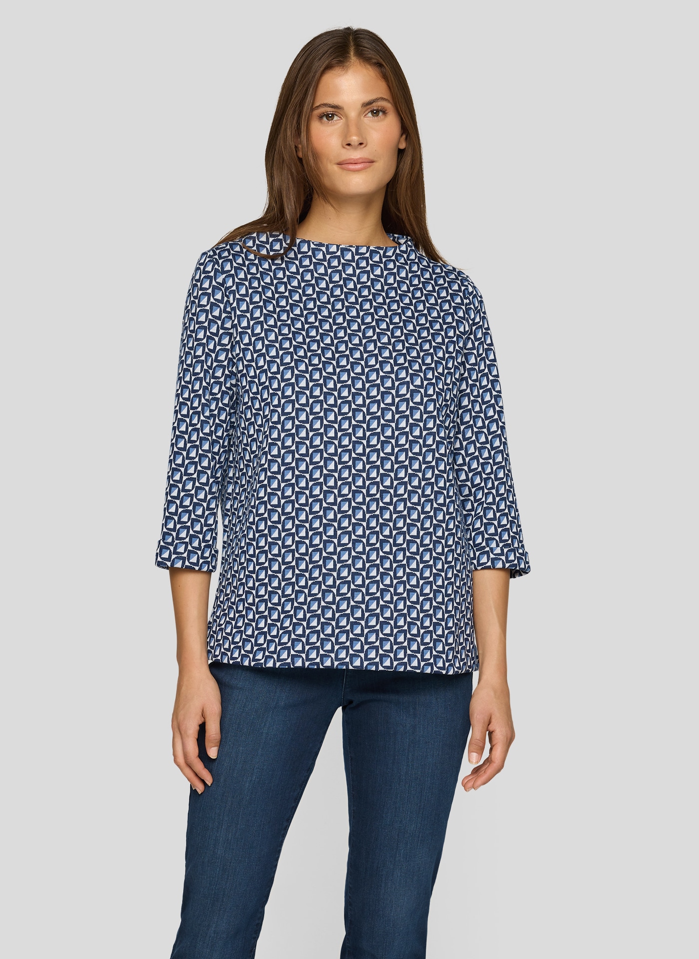 Rabe 3/4-Arm-Shirt, mit All-Over Print günstig online kaufen