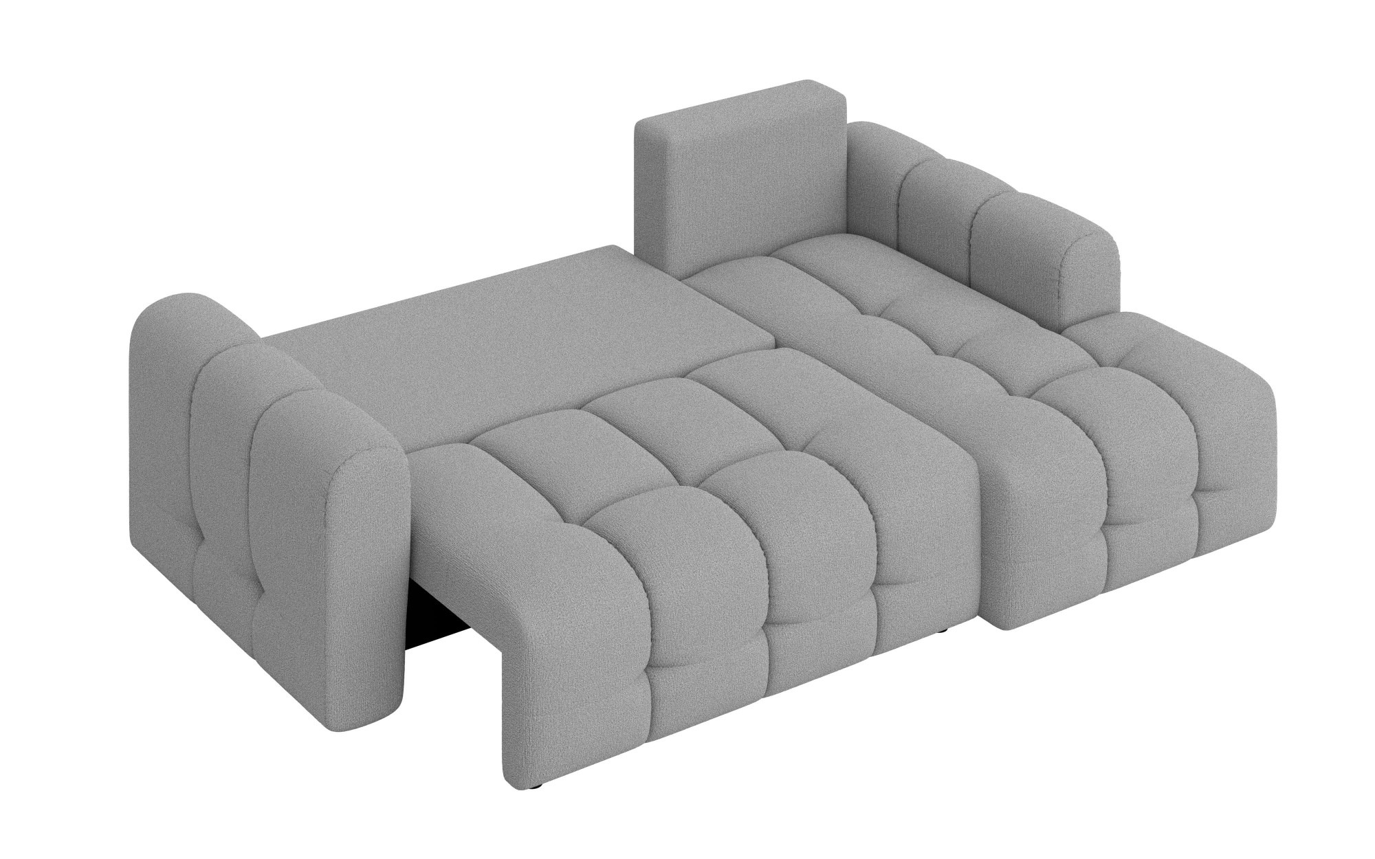 INOSIGN Ecksofa »Manilla, wahlweise mit Bettfunktion, B/T/H 265/170/91 cm«, L-Form mit Recamiere rechts/links bestellbar, Wellenunterfederung