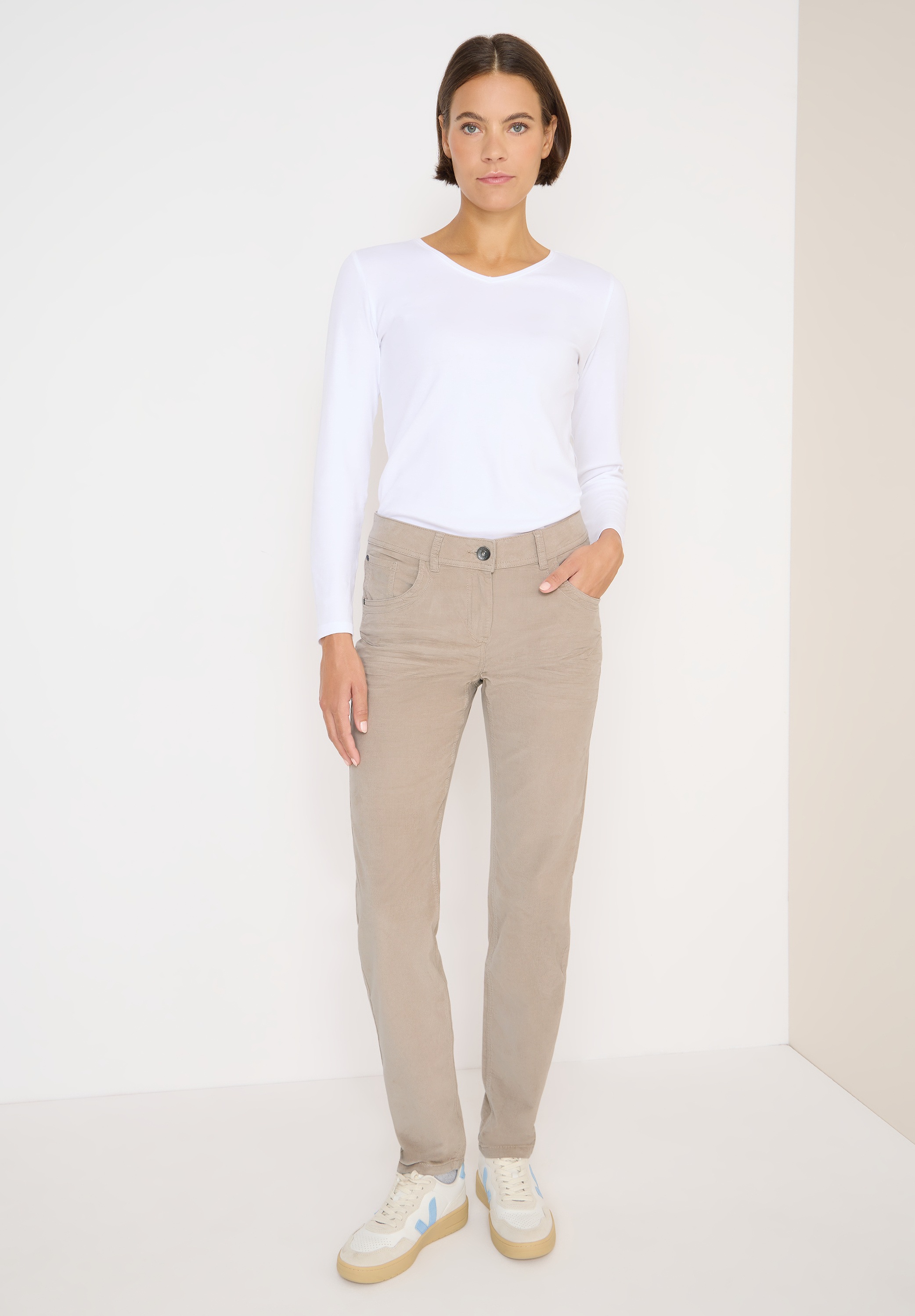 Thumbnail - Cecil Cordhose Middle Waist