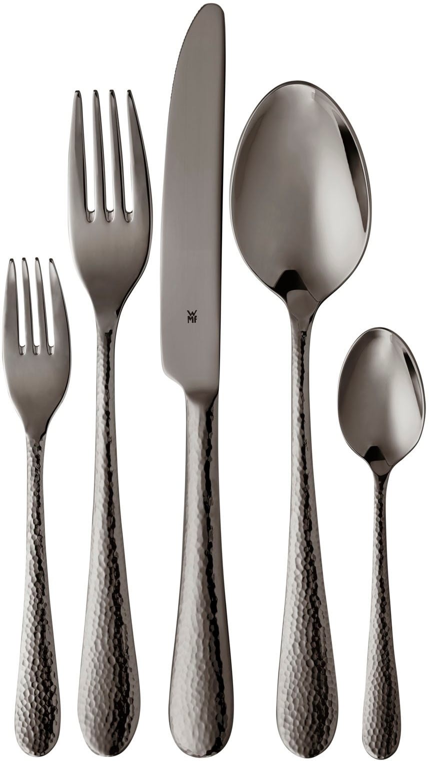 WMF Besteck-Set "Sitello" geschmiedete Messer, farbecht, Wellenschliff, spü günstig online kaufen