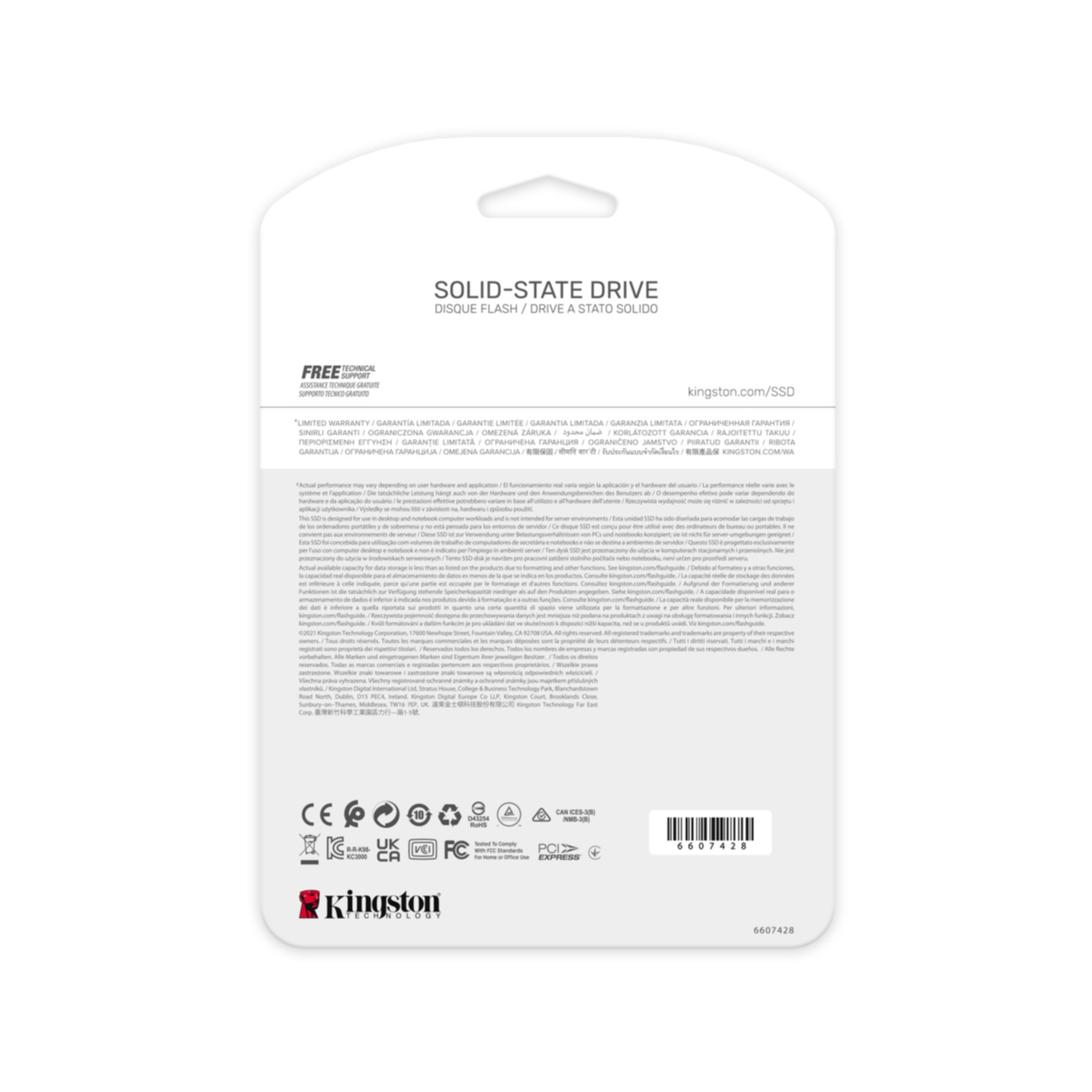 Kingston interne SSD »512G KC3000 M.2 2280 NVMe SSD«