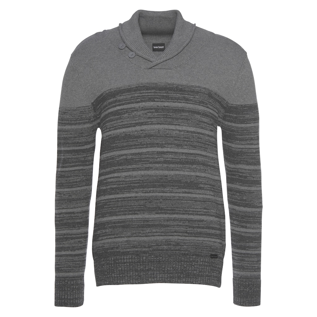 Bruno Banani Strickpullover, mit Schalkragen