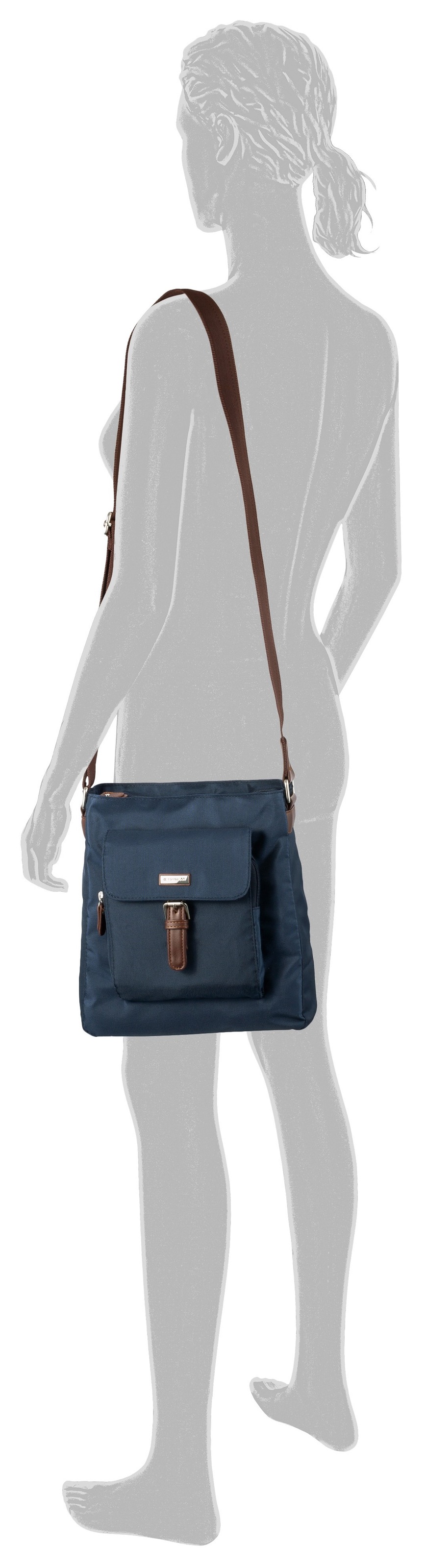 TOM TAILOR Hobo "Rina" aus leichtgewichtigem Nylon und aufwändig gewebten G günstig online kaufen