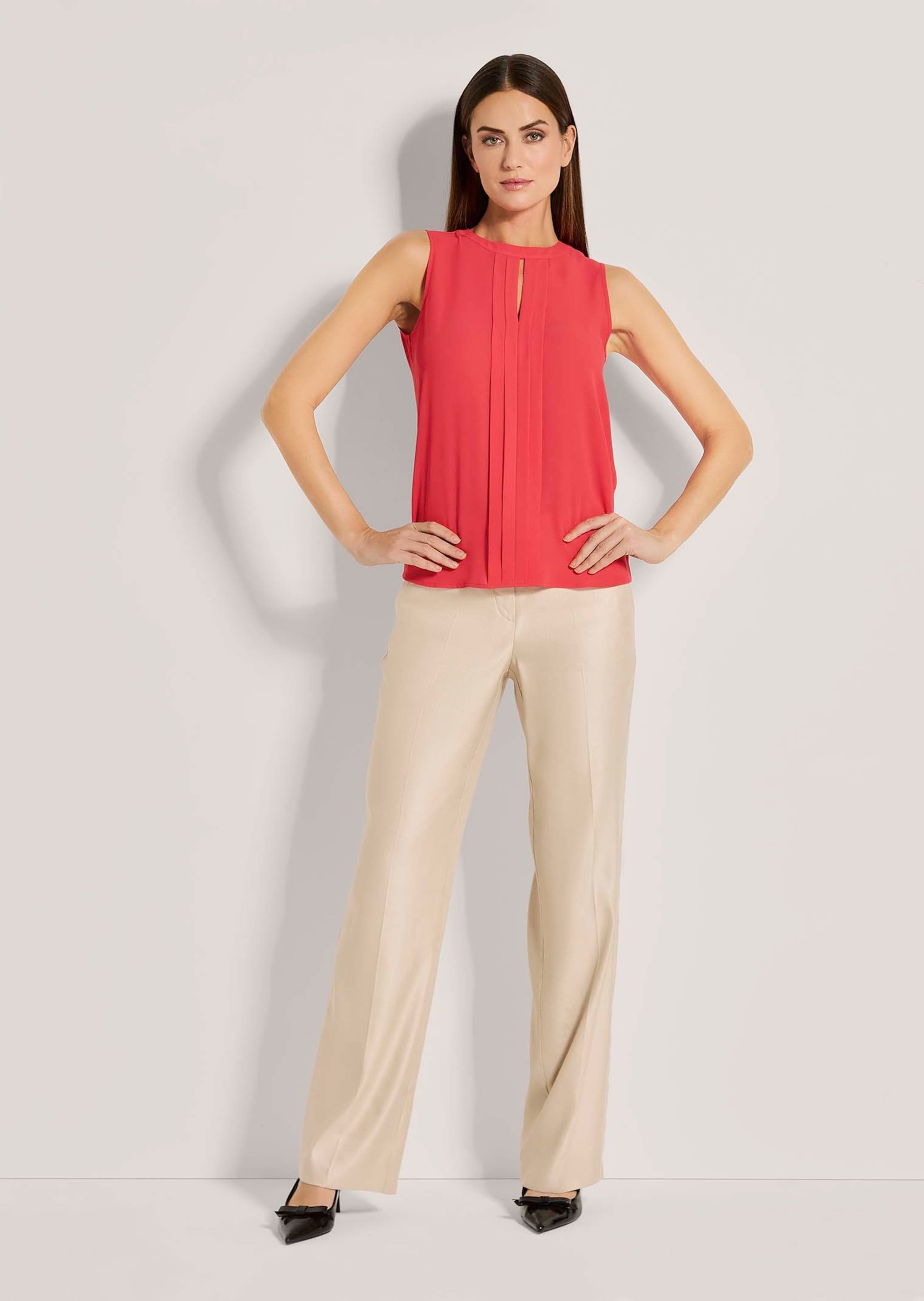 Thumbnail - MADELEINE Blusentop "Bluse Ärmellose Bluse zum Schlüpfen"